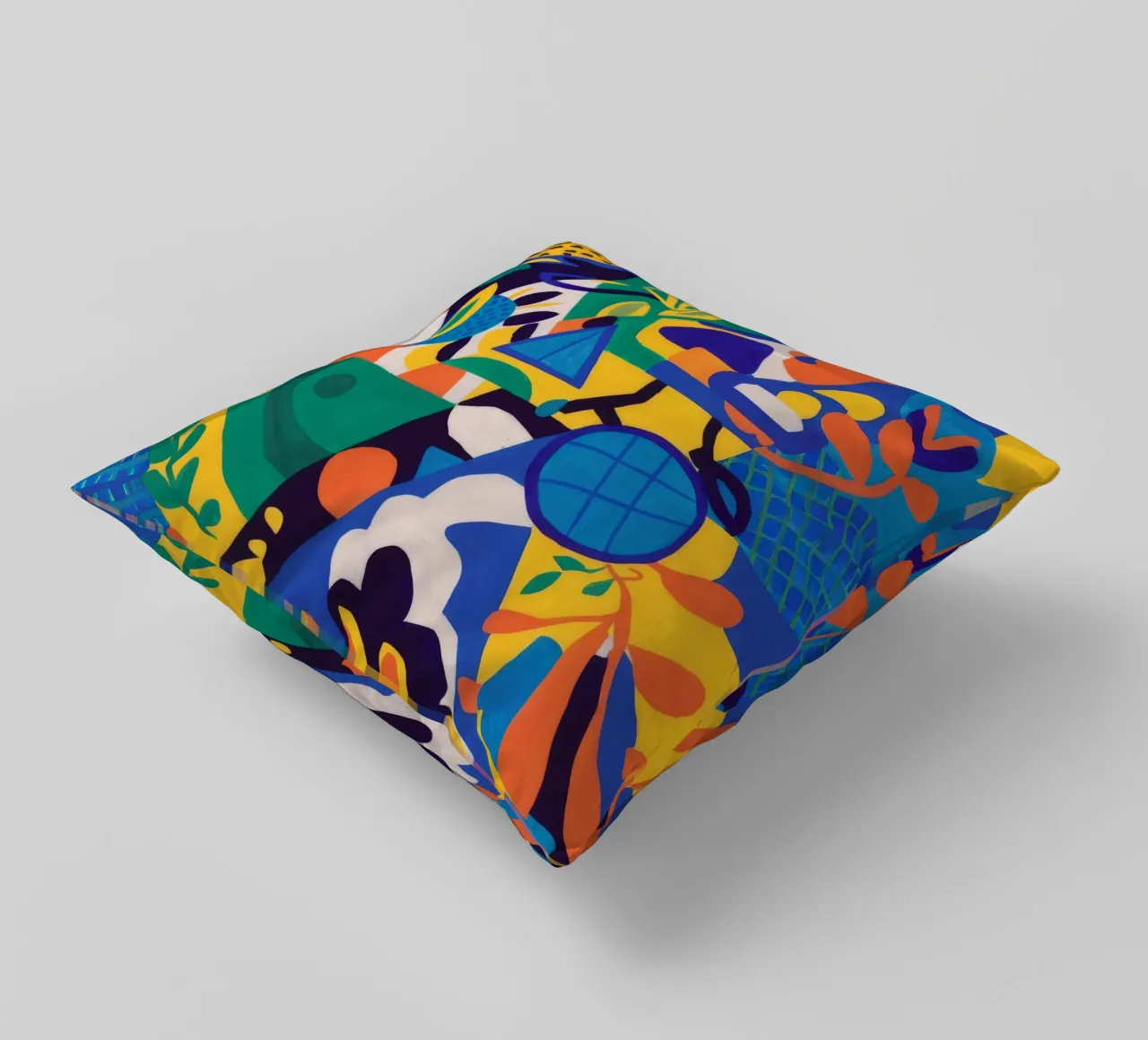 Fusione geometrica di fiori cuscino da Grande Serene