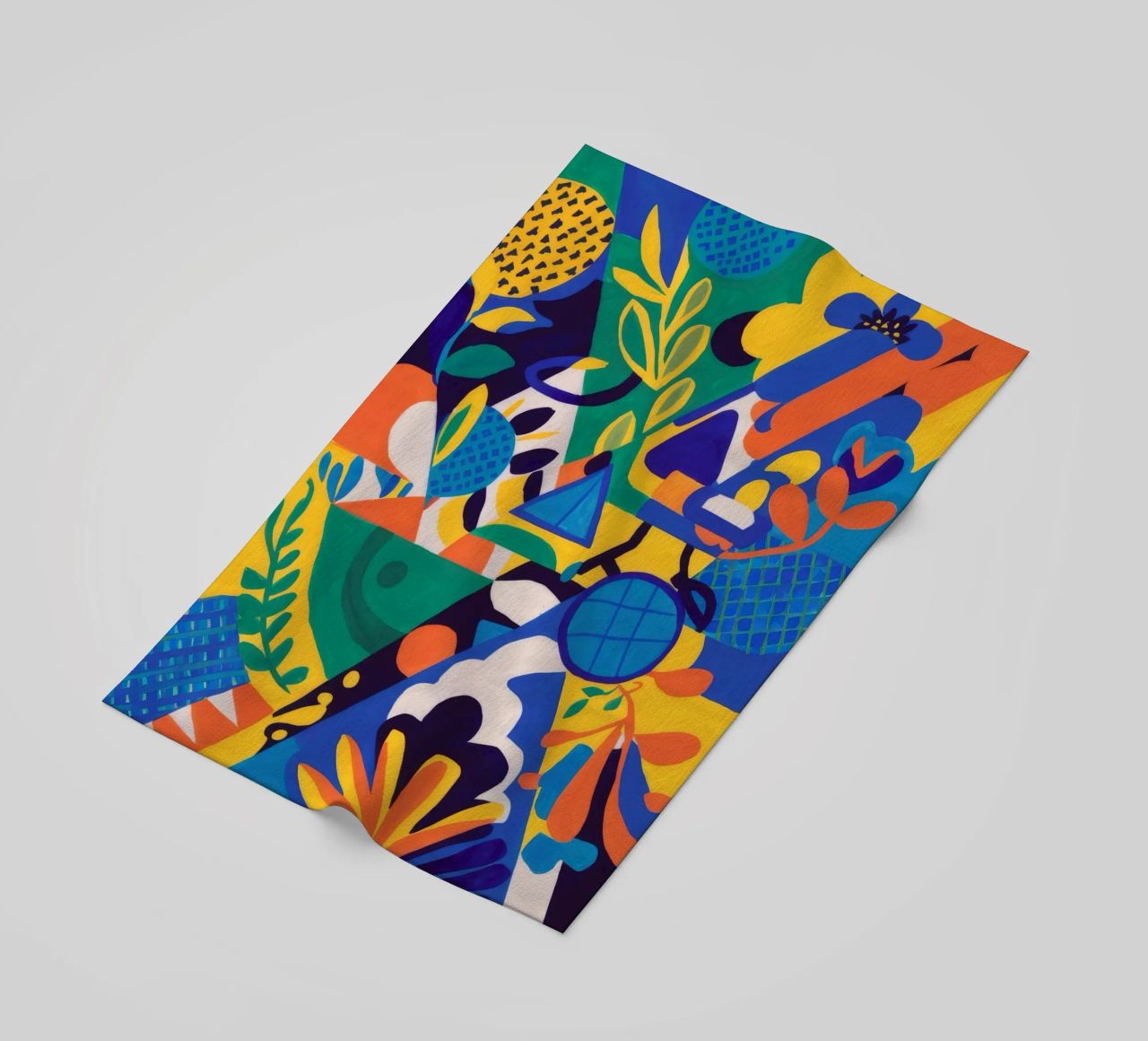 Fusione geometrica di fiori telo mare da Grande Serene