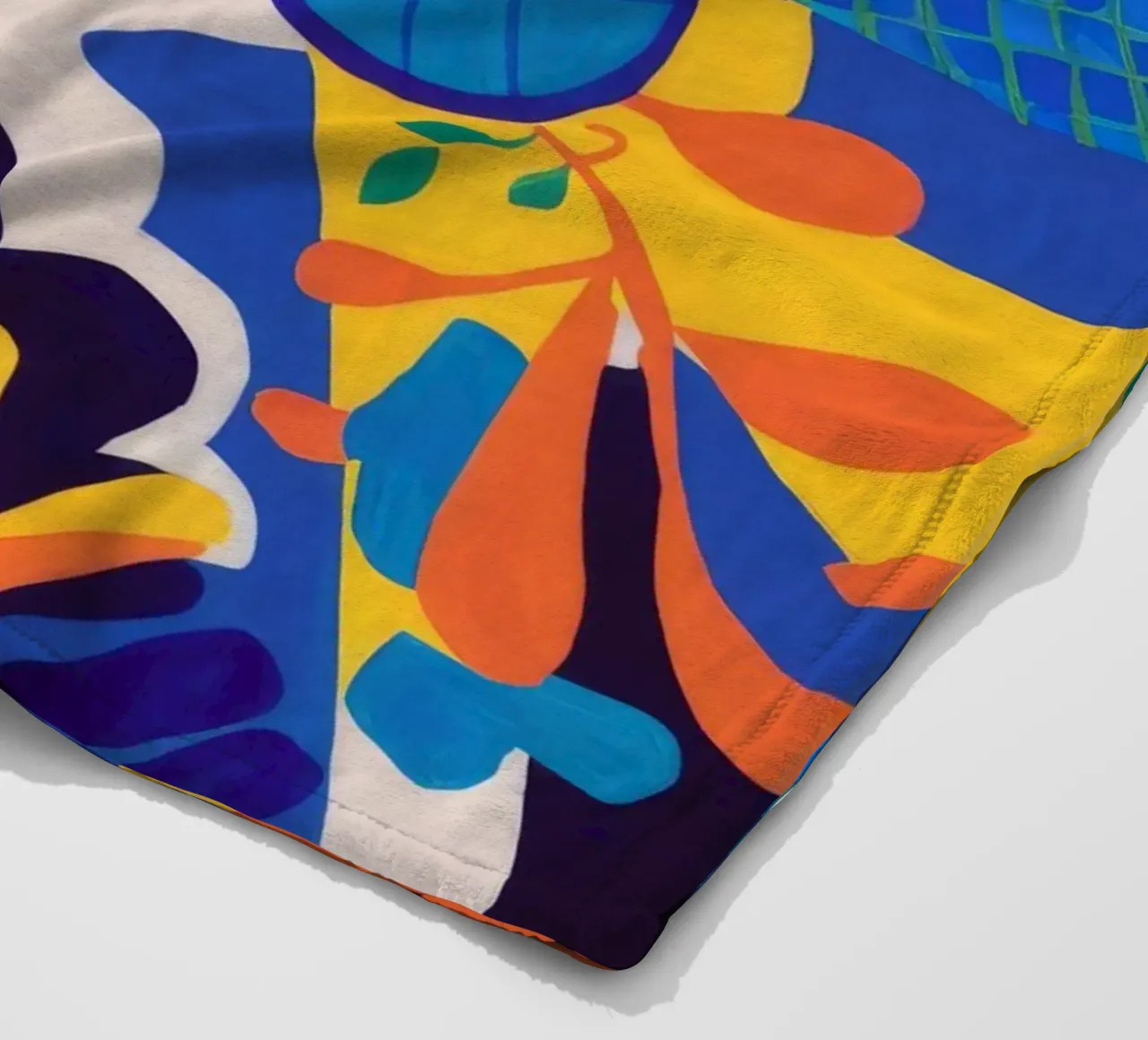 Fusione geometrica di fiori coperta in pile da Grande Serene