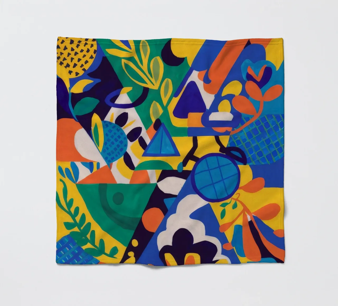 Fusione geometrica di fiori coperta in pile da Grande Serene