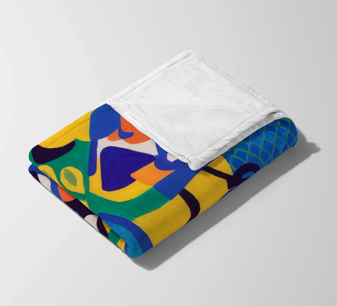 Fusione geometrica di fiori coperta in pile da Grande Serene