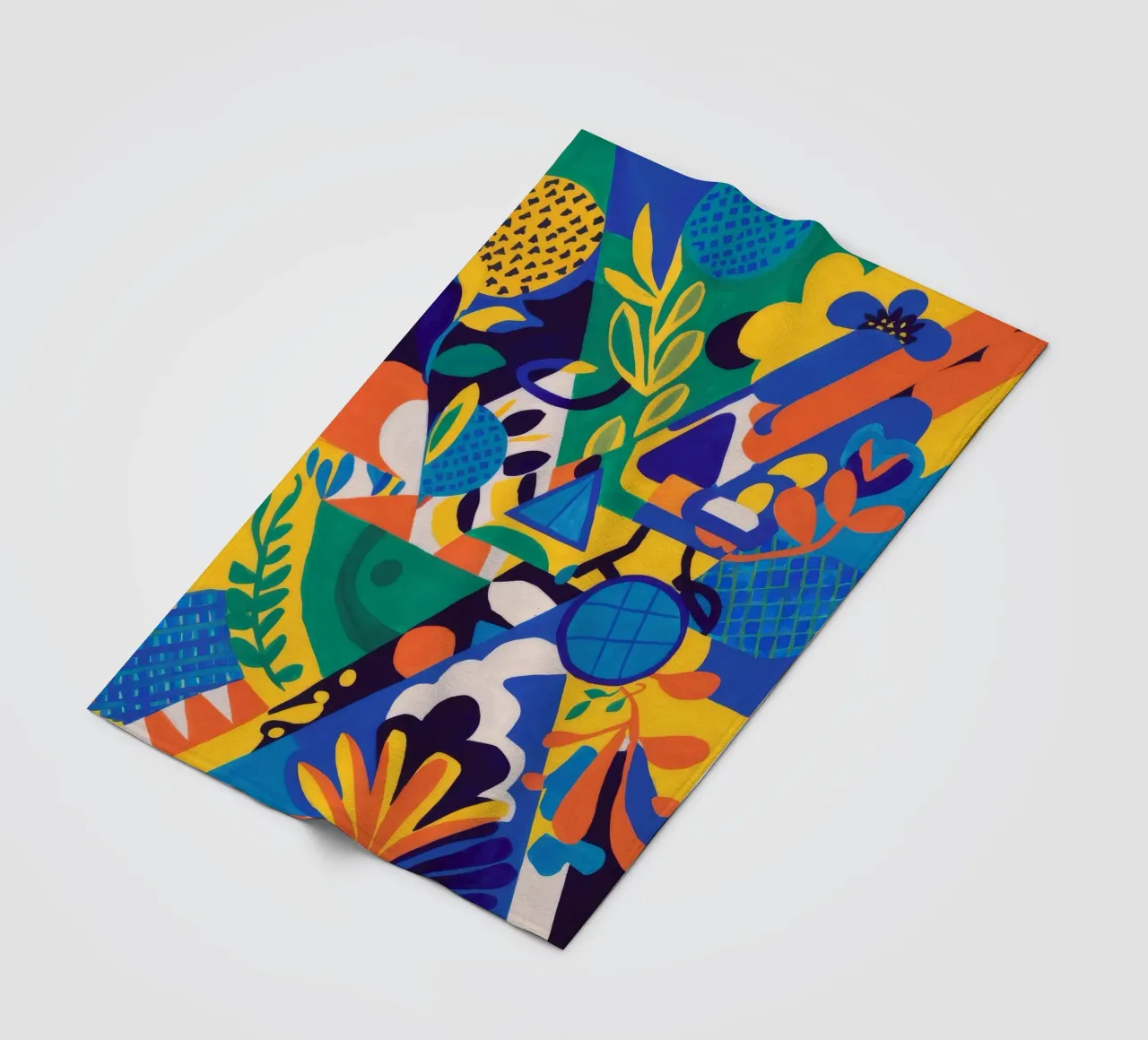 Fusione geometrica di fiori coperta in pile da Grande Serene