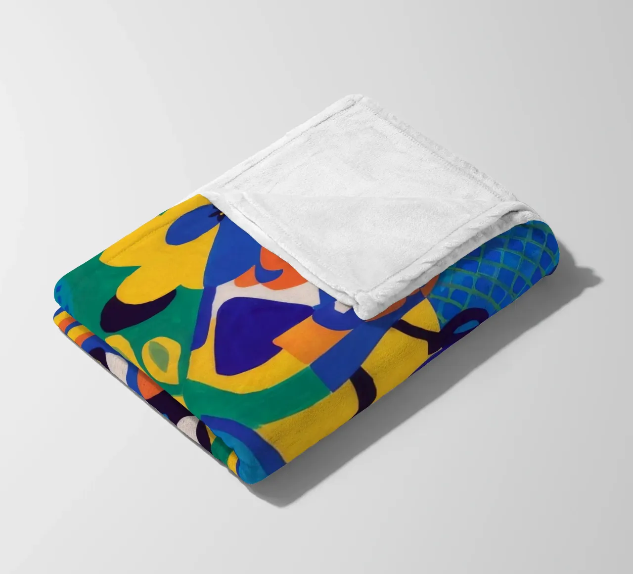 Fusione geometrica di fiori coperta in pile da Grande Serene