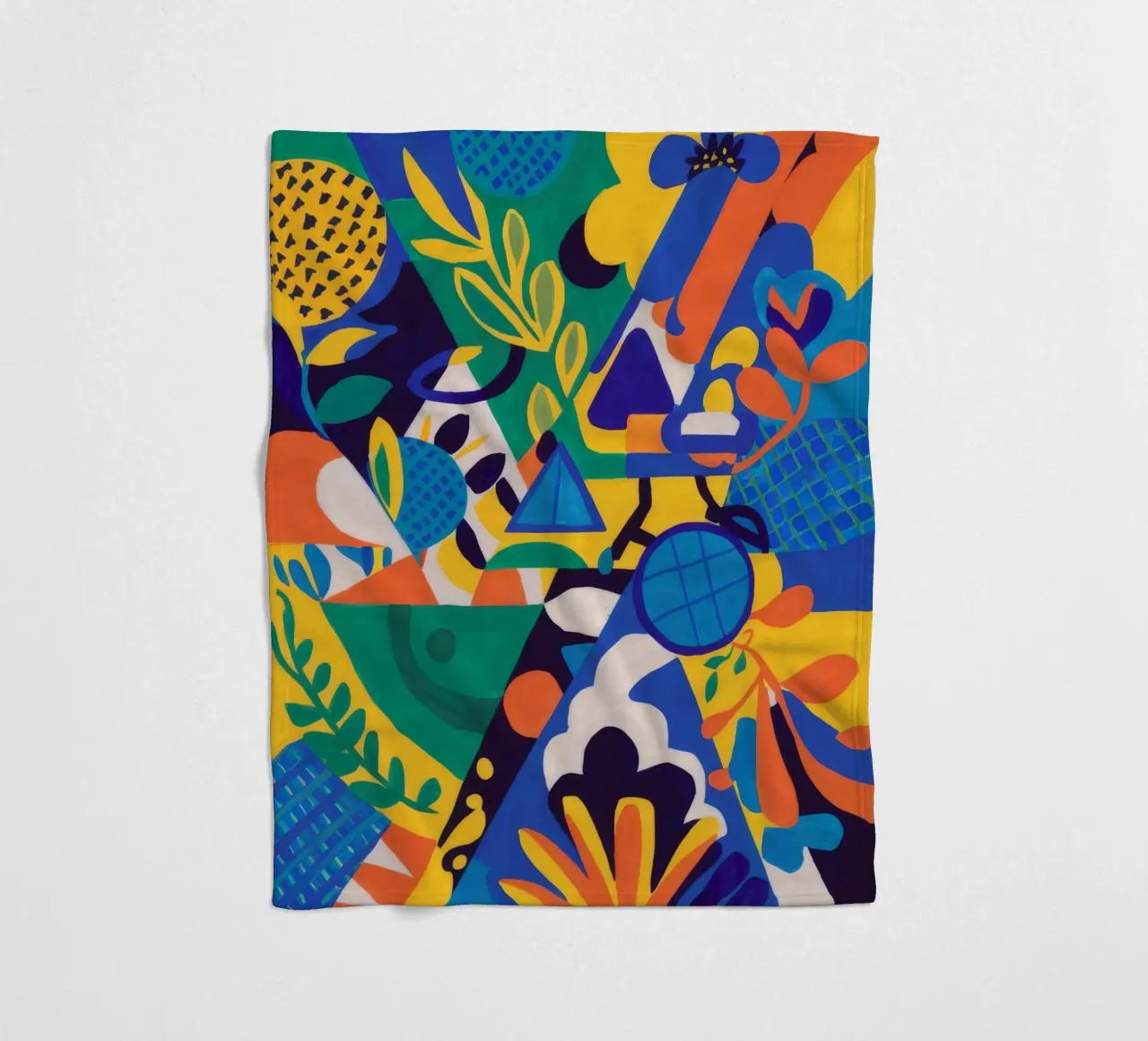 Fusione geometrica di fiori coperta in pile da Grande Serene