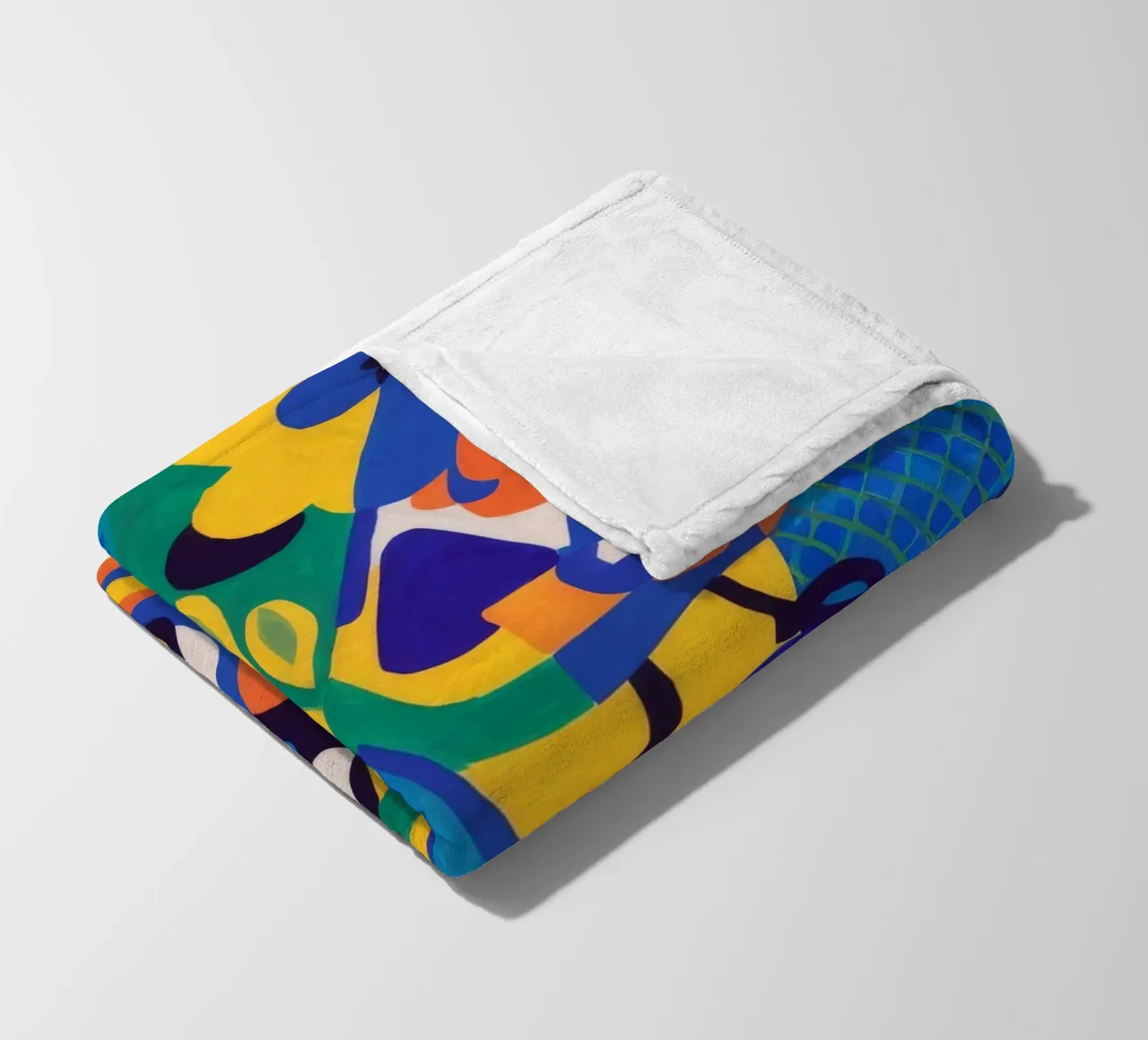 Fusione geometrica di fiori coperta in pile da Grande Serene