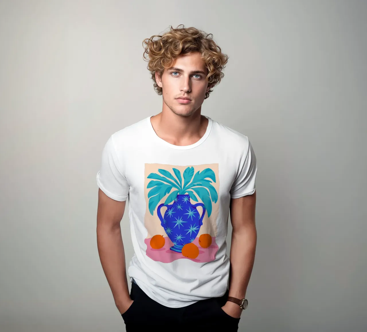 Foglia di cobalto Majesty t-shirt da Moonlite Desire