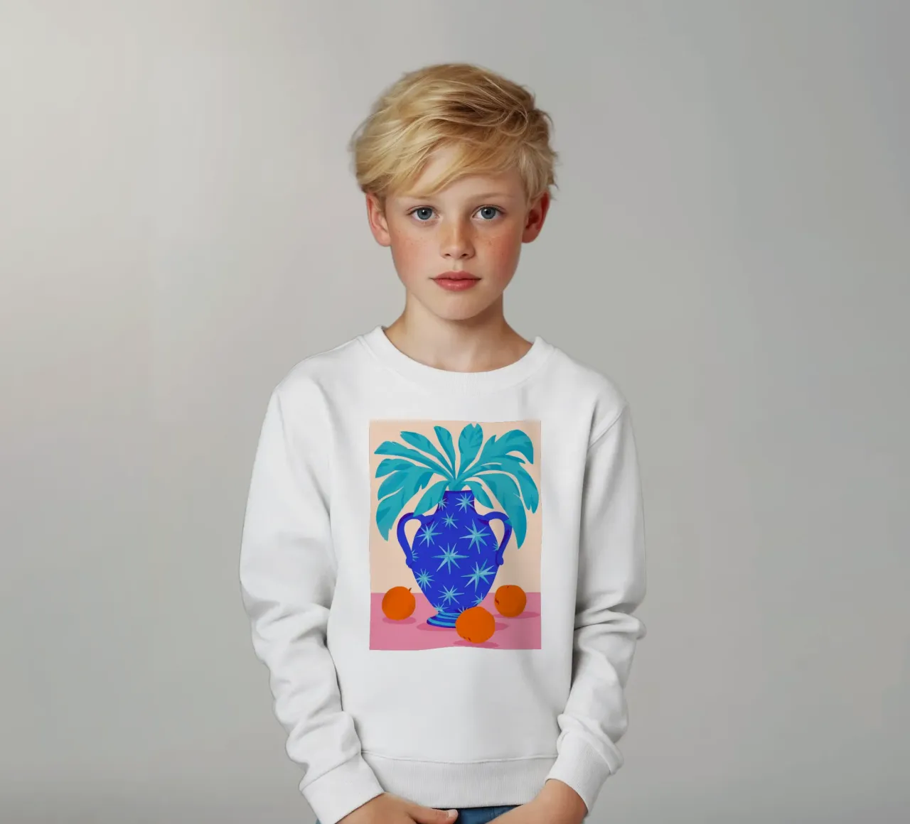 Foglia di cobalto Majesty felpa bambino da Moonlite Desire