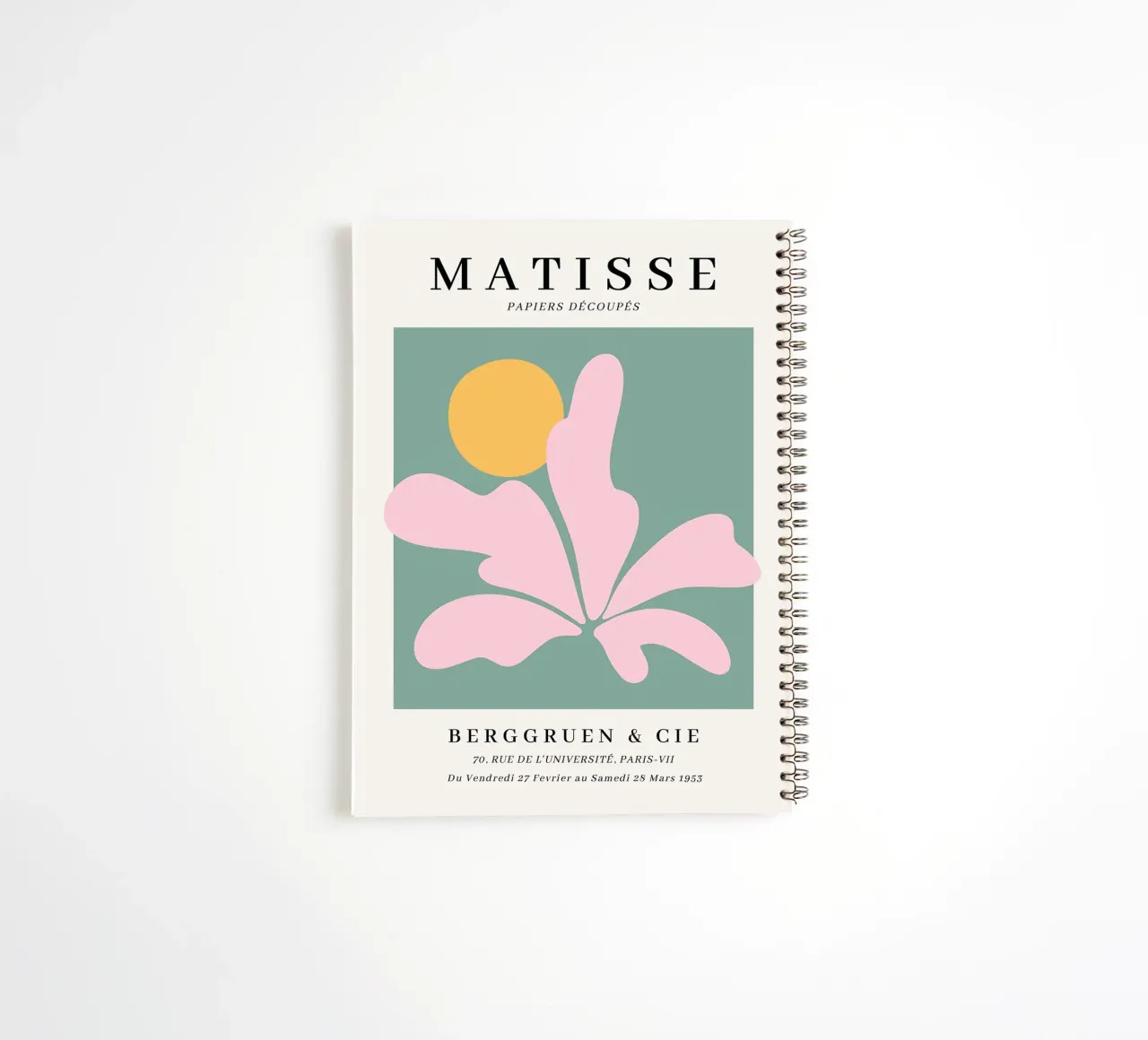Paper spiral notebook by Stev Shop