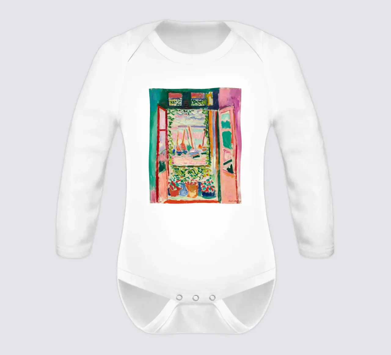 Matisse The Open Window long-sleeve baby romper by Stev Shop