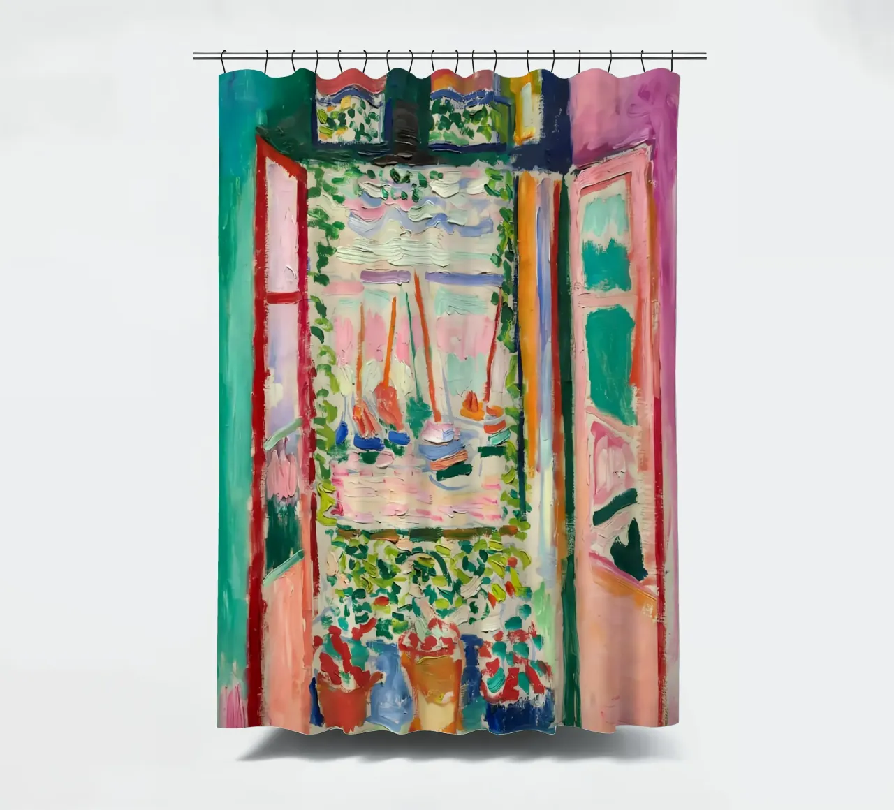 Matisse The Open Window Duschvorhang von Stev Shop