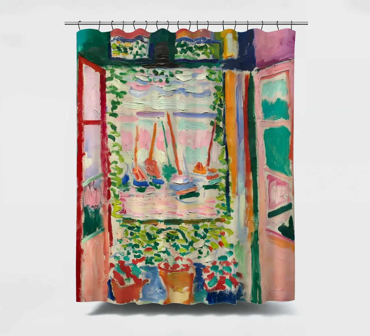 Matisse The Open Window Duschvorhang von Stev Shop