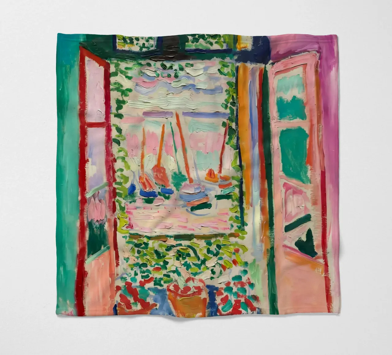 Matisse The Open Window Fleecedecke von Stev Shop