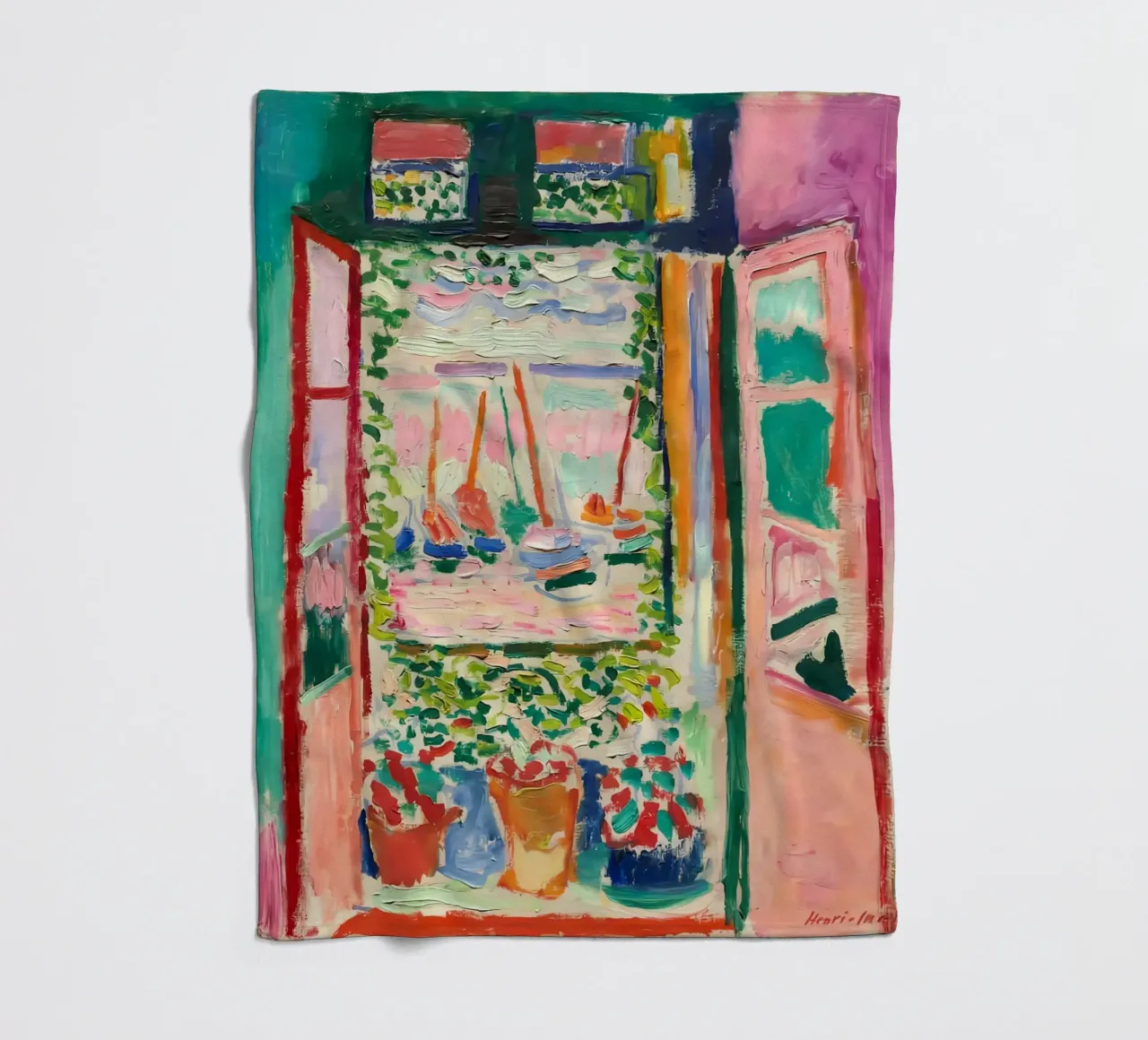 Matisse The Open Window Fleecedecke von Stev Shop