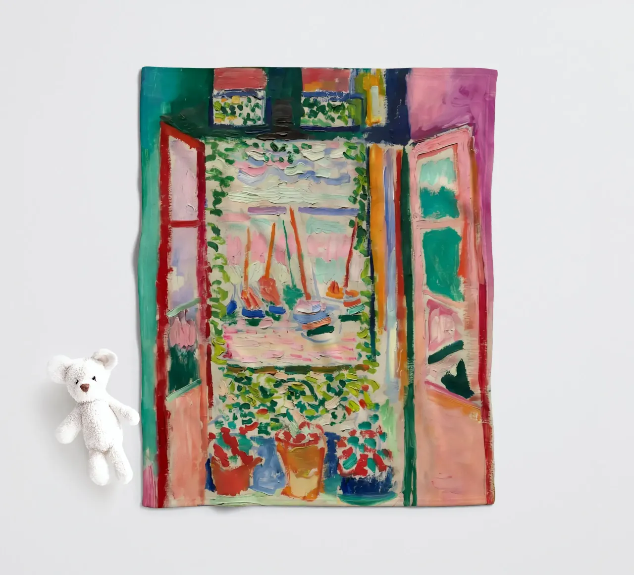 Matisse The Open Window Fleecedecke von Stev Shop