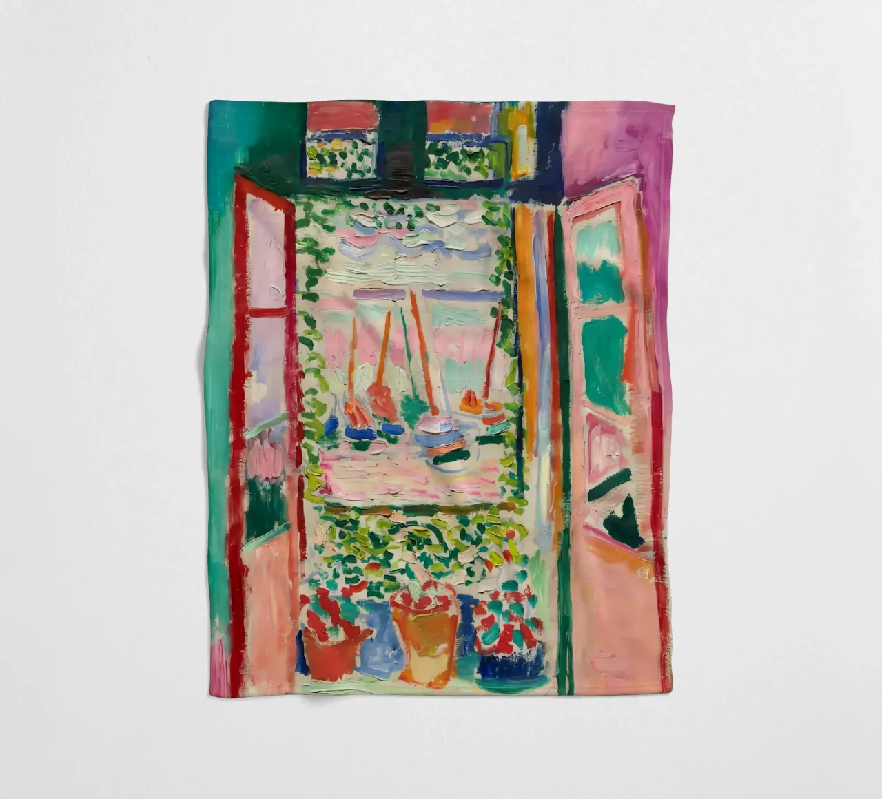 Matisse The Open Window Fleecedecke von Stev Shop