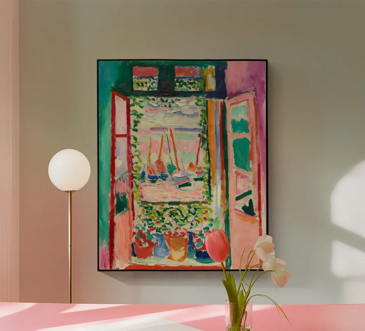 Matisse The Open Window Acryl-Glas von Stev Shop