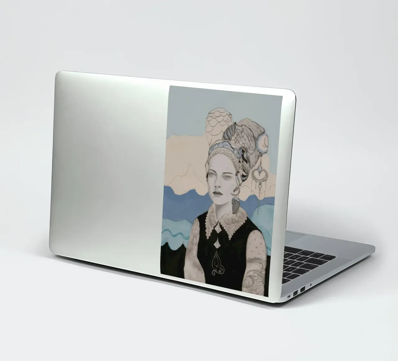 Linear Curl Aristocrat Sticker von Vivid Reverie