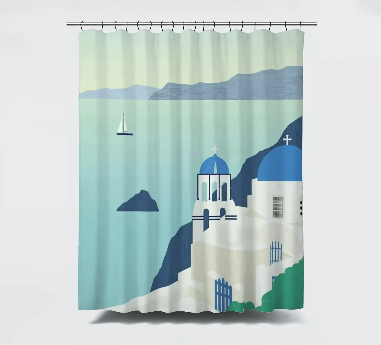 Santorini tenda da doccia da Katinka Reinke