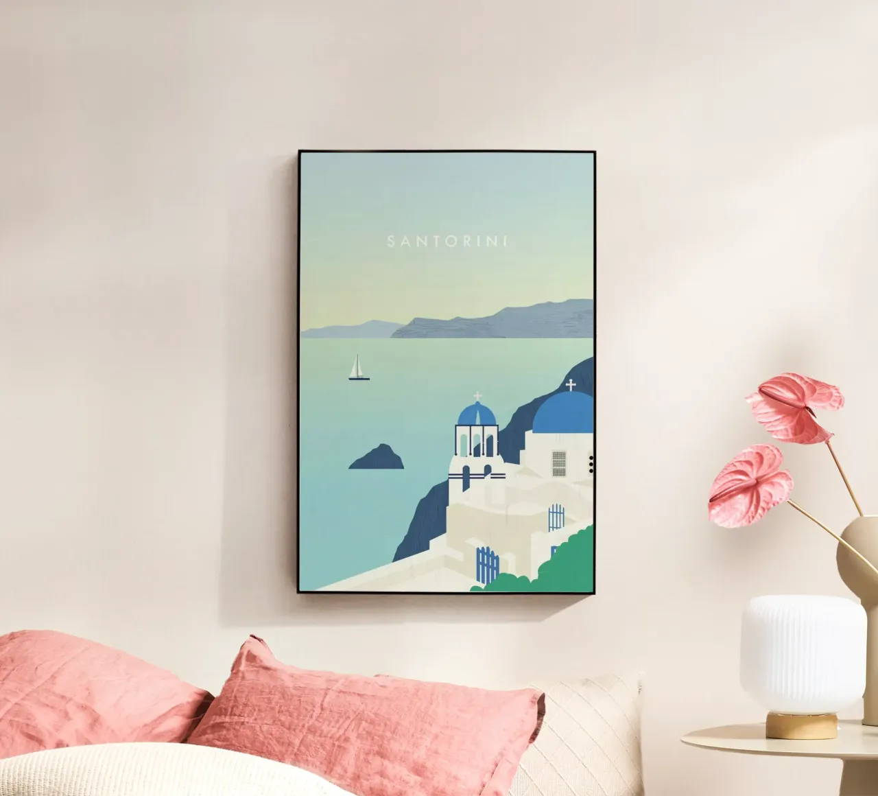 Santorini plexiglass da Katinka Reinke