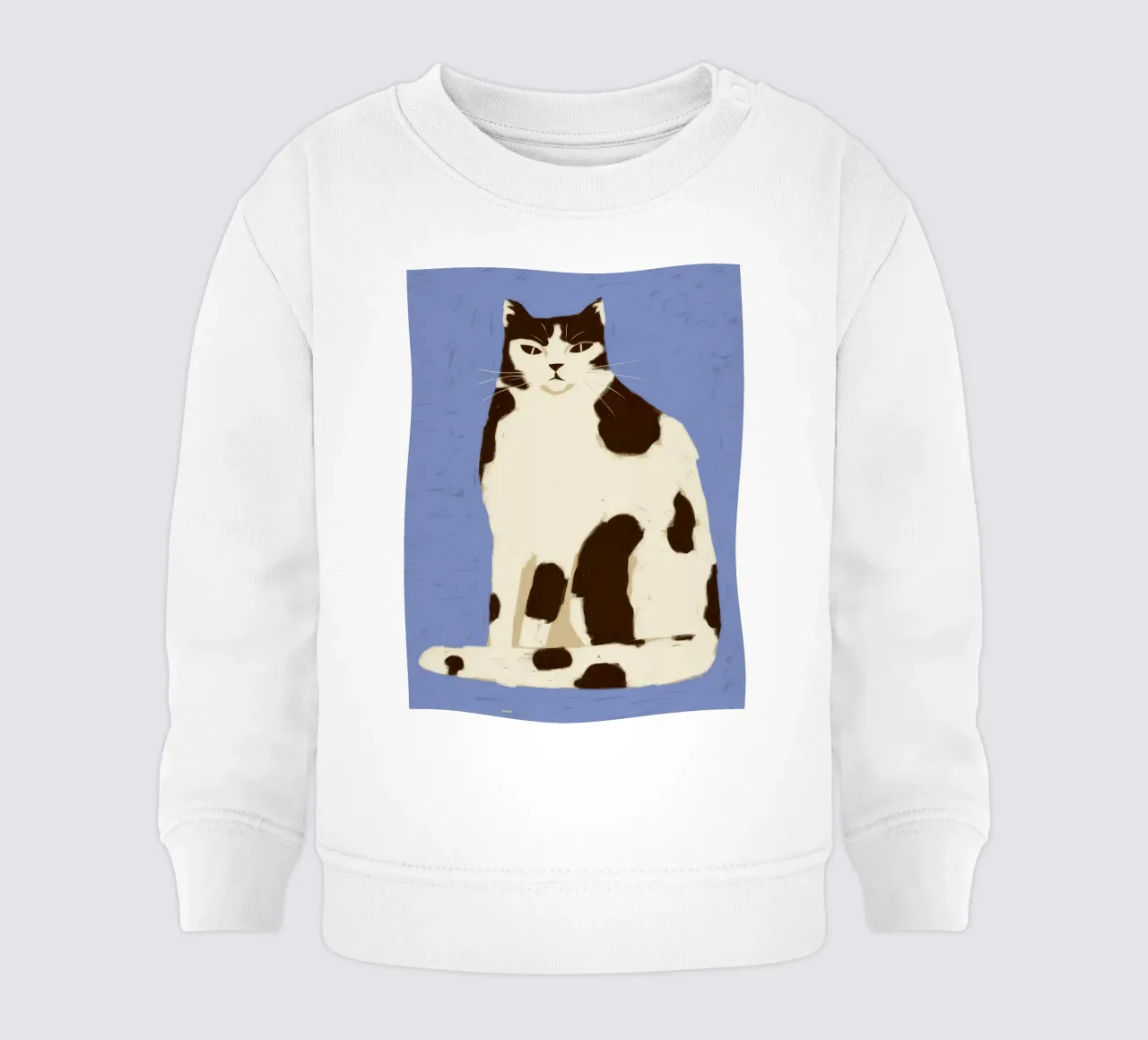 Gatto maculato stoico felpa neonato da Grande Serene