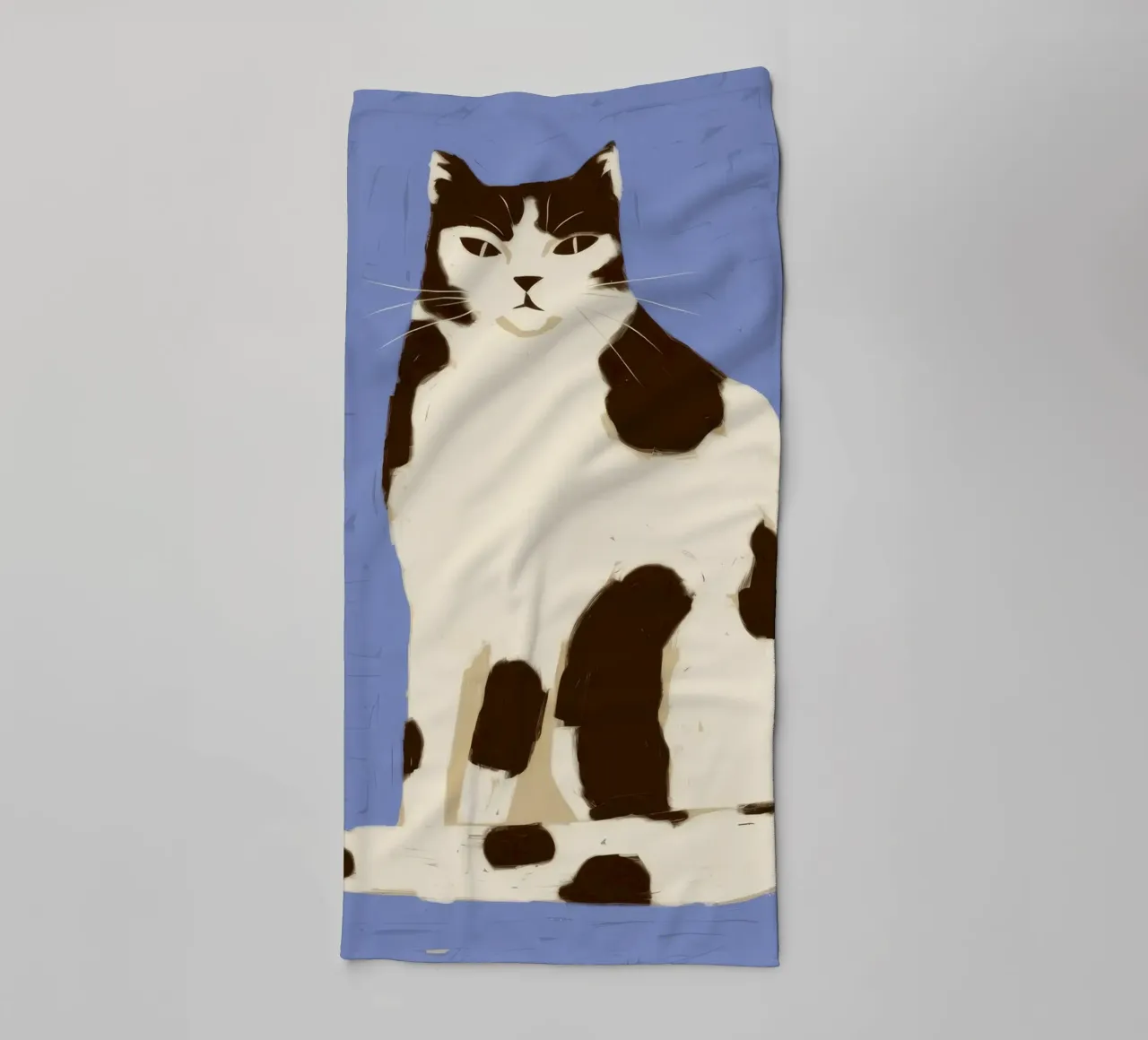 Gatto maculato stoico asciugamano da bagno da Grande Serene