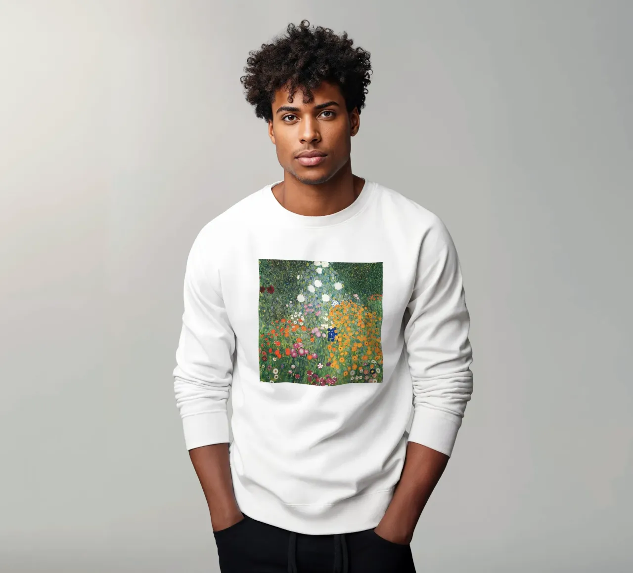 Giardino fiorito Klimt felpa da Stev Shop