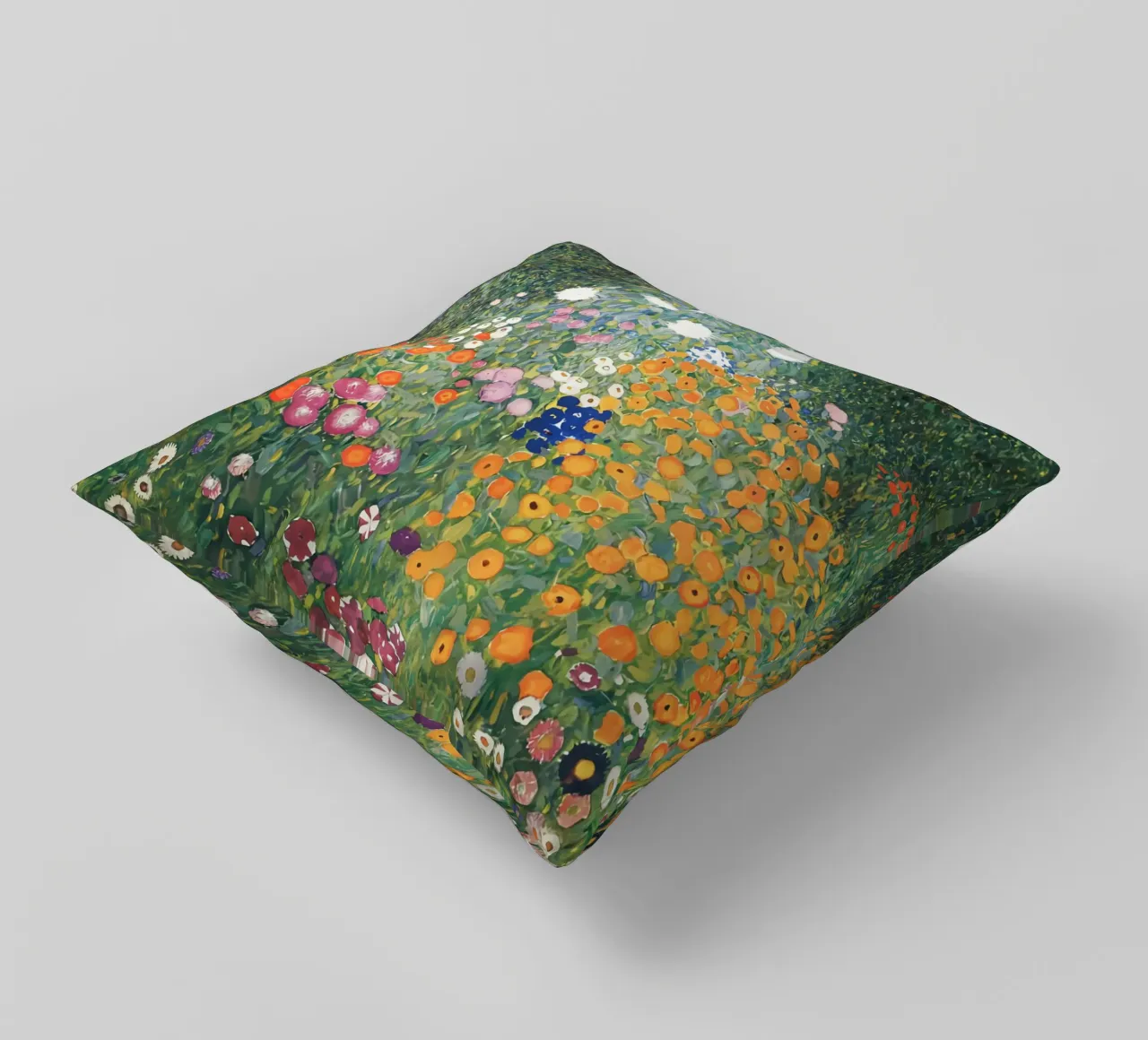 Giardino fiorito Klimt cuscino da Stev Shop