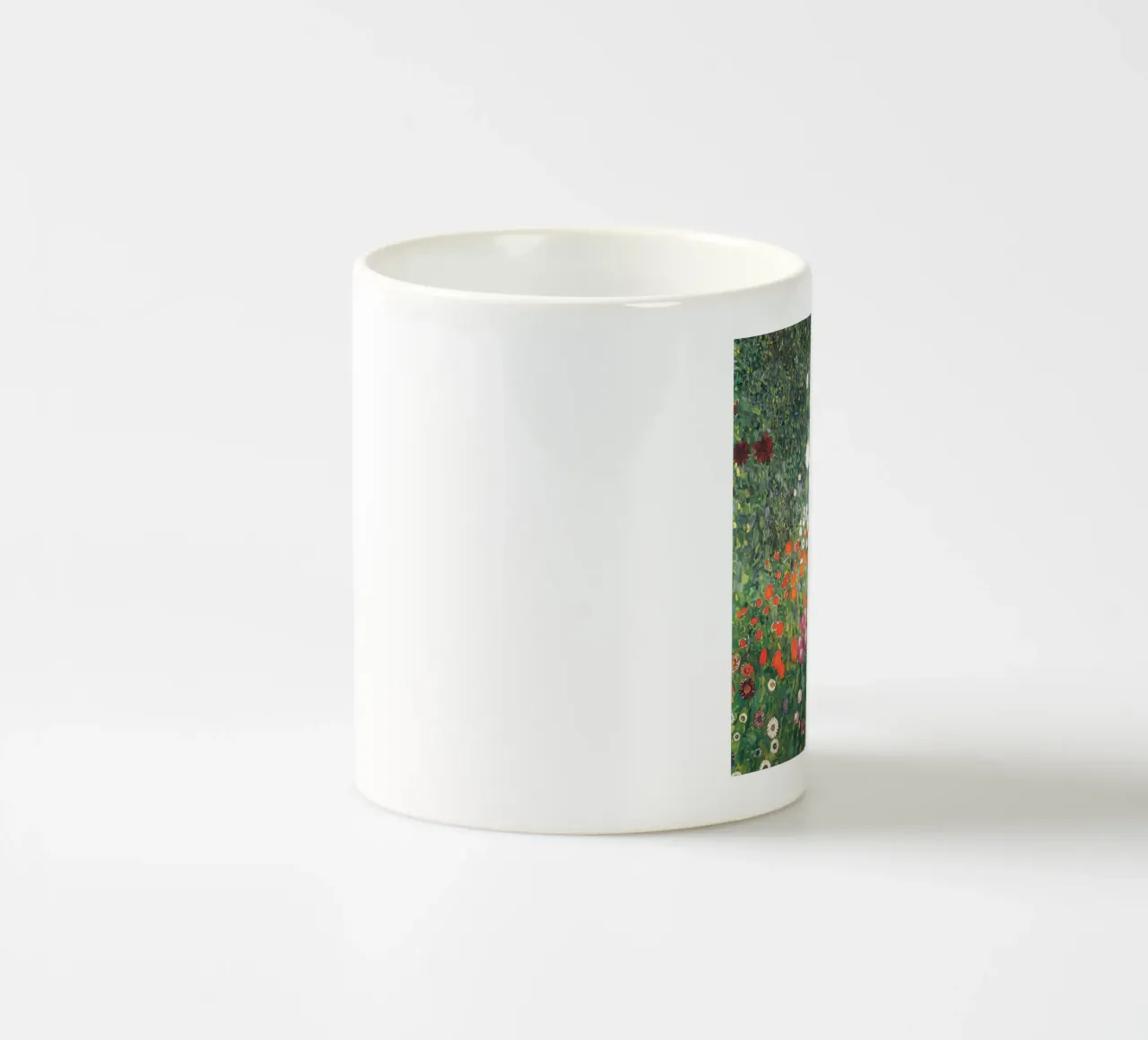 Bloementuin Klimt keramische mok van Stev Shop