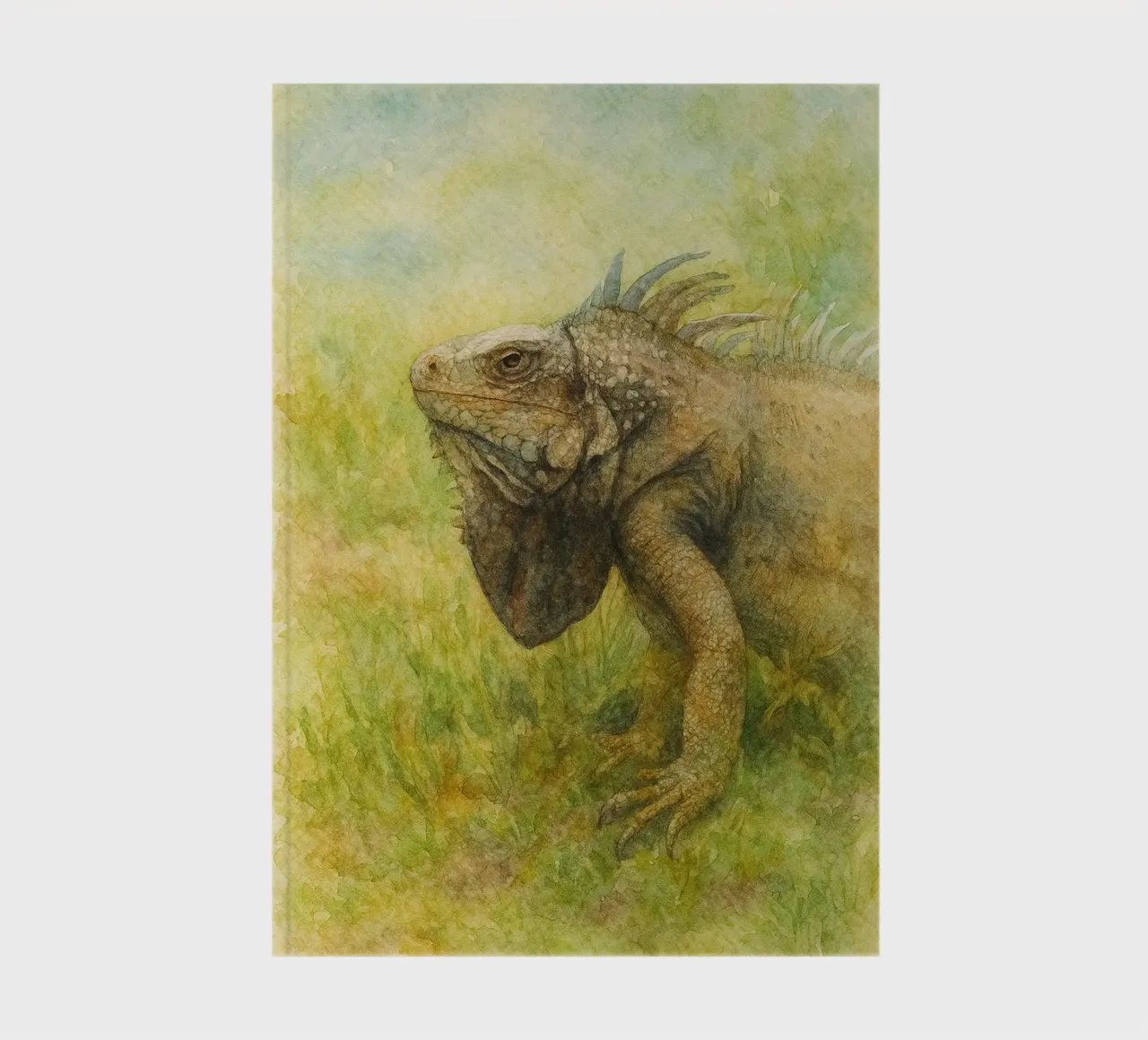 Leguan Malerei Zeichnung Notizbuch von lauraa