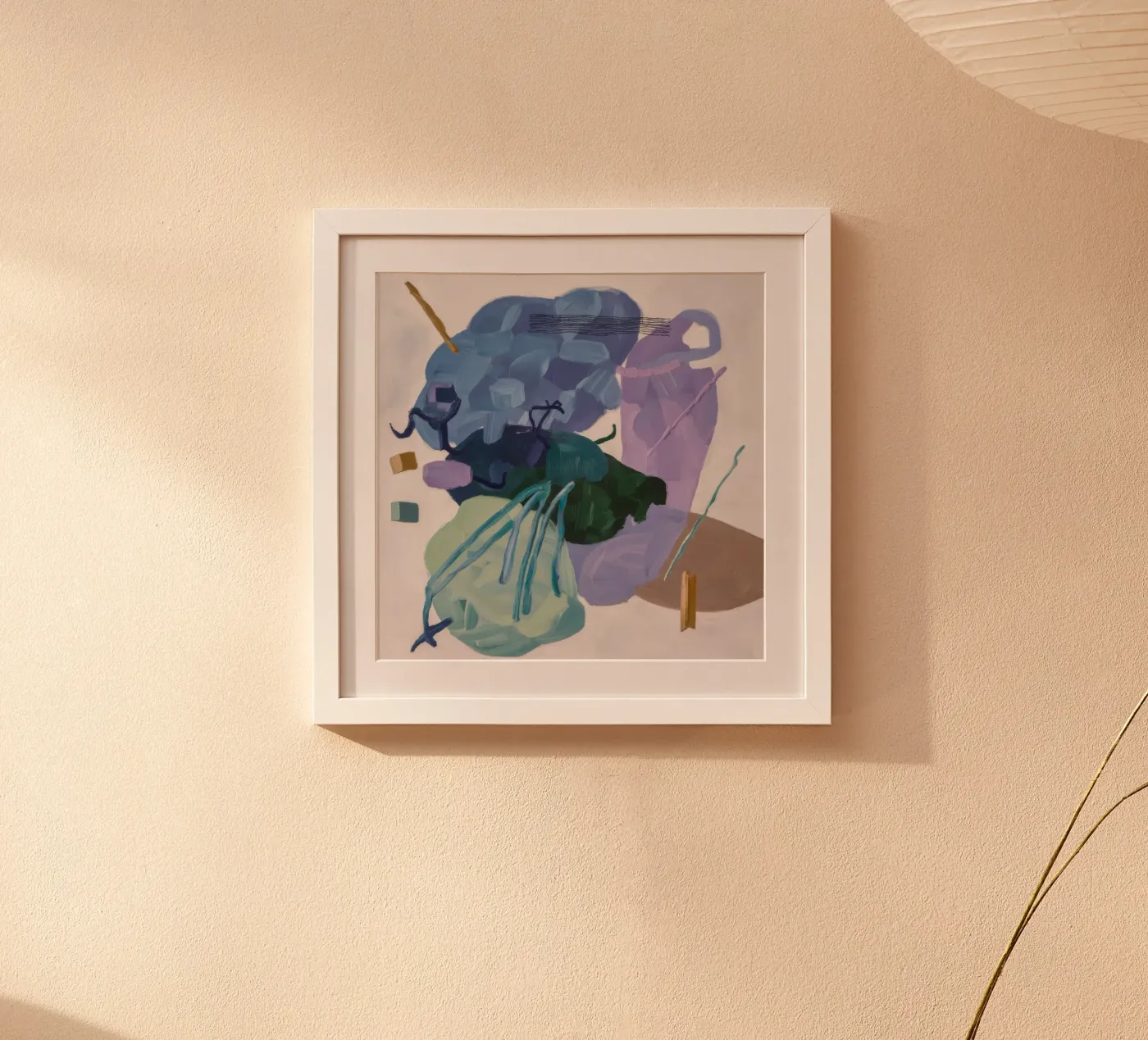 Indigo Vortex Bloom poster by Vivid Reverie