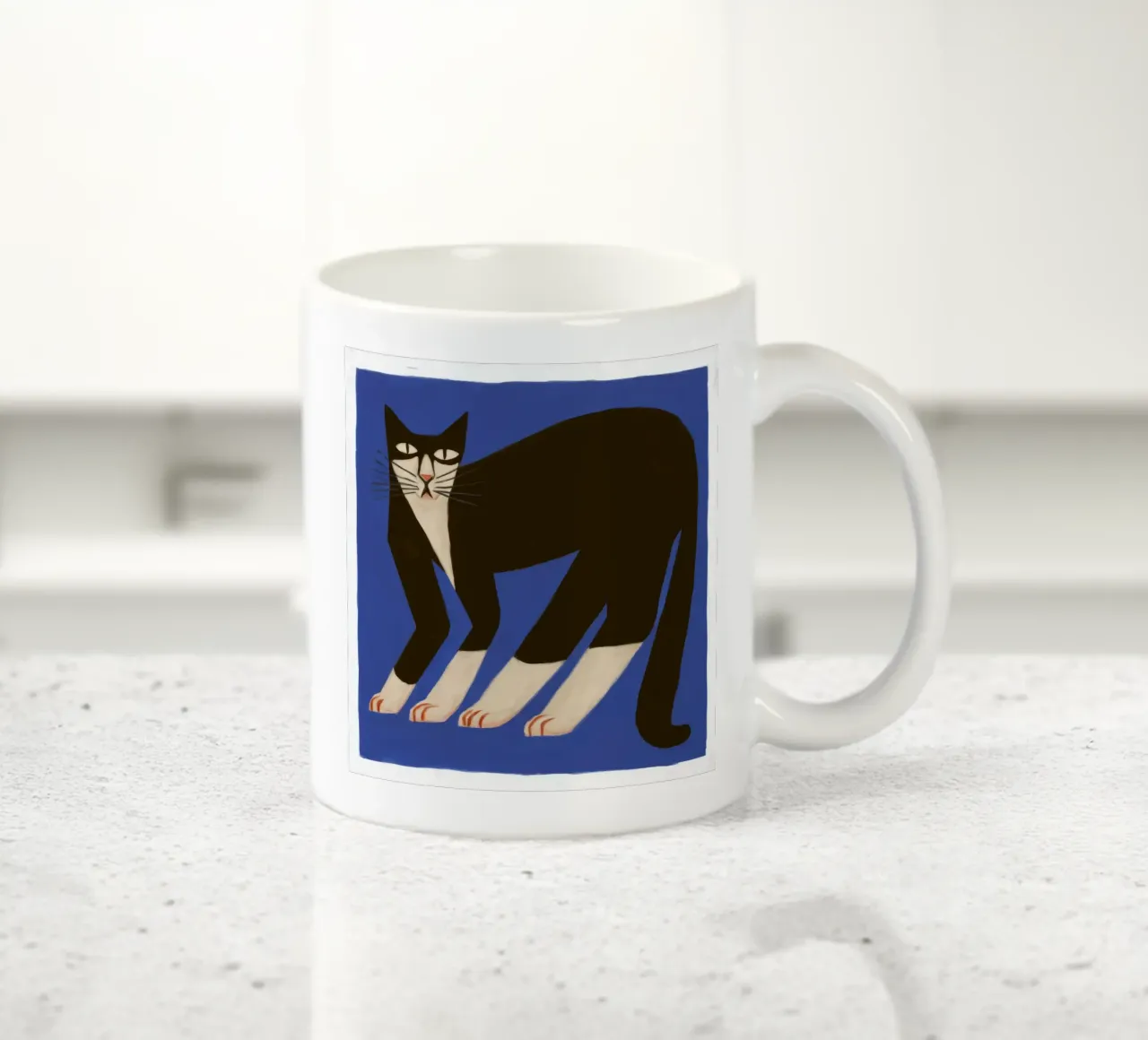 Gatto di mezzanotte tazza in ceramica da Grande Serene