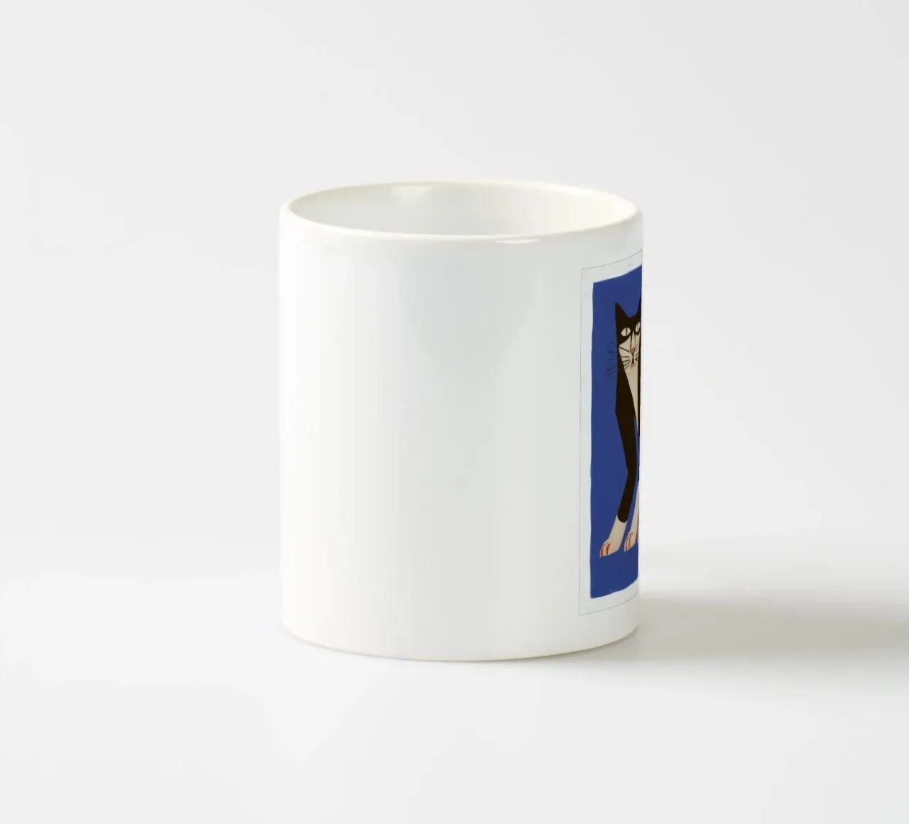 Gatto di mezzanotte tazza in ceramica da Grande Serene
