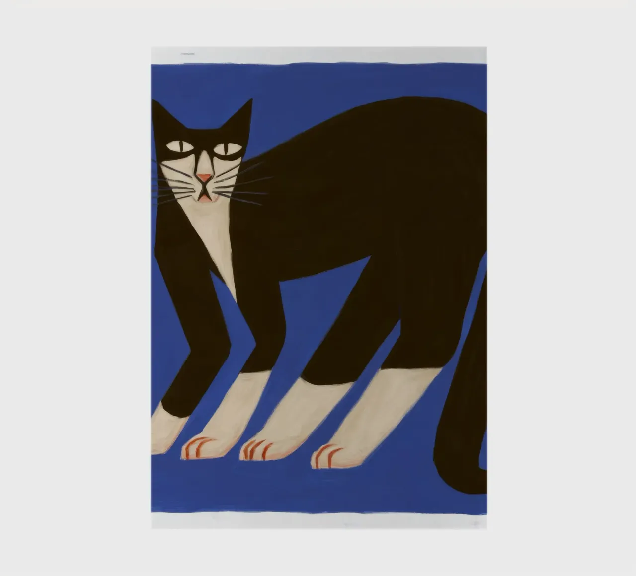 Midnight Prowl Cat notebook by Grande Serene