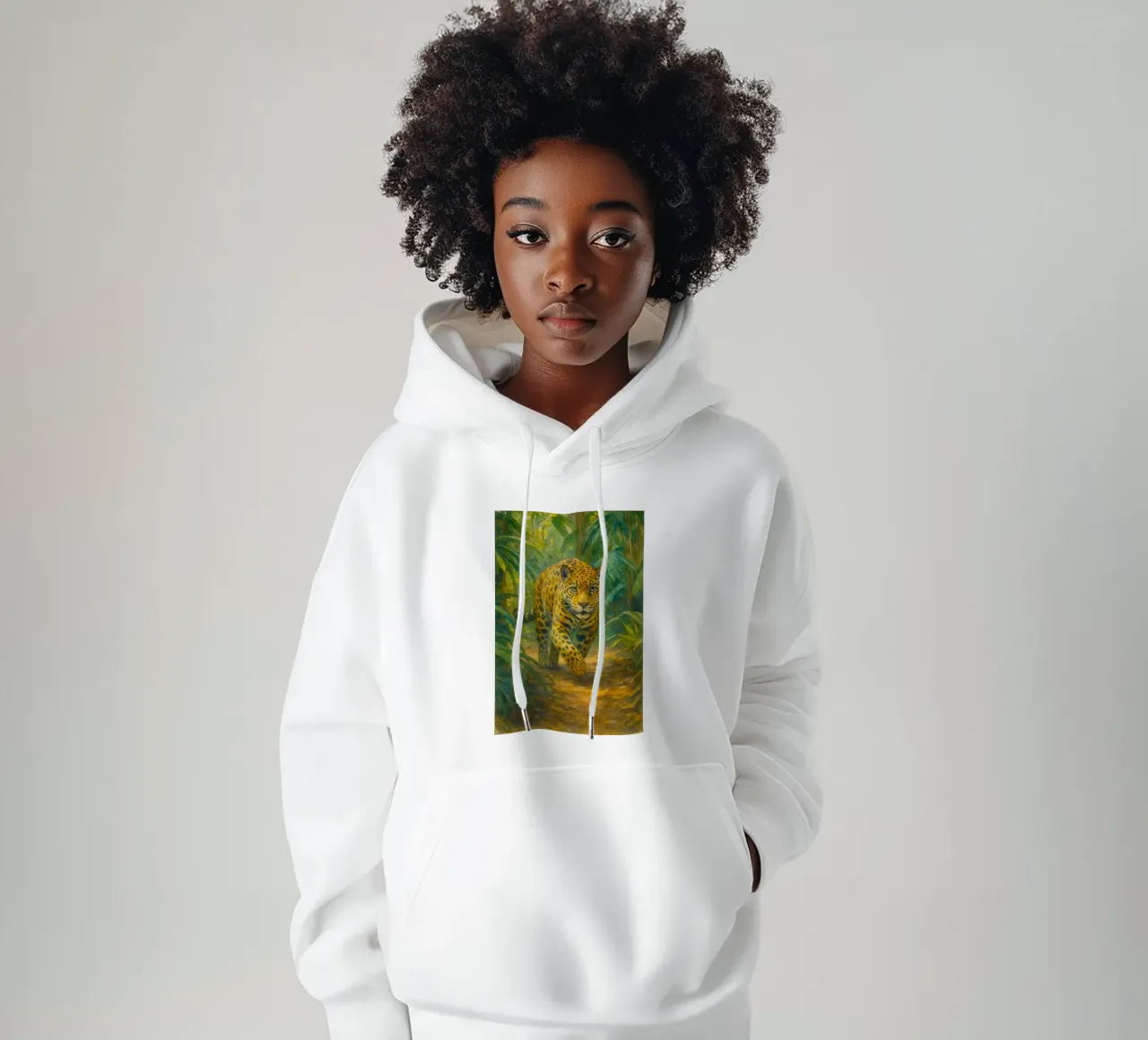 jaguar malerei zeichnung Hoodie von lauraa