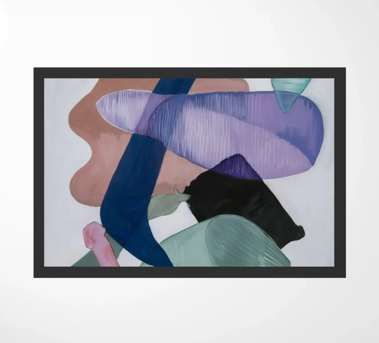 Amethyst Fließform Fußmatte von Vivid Reverie