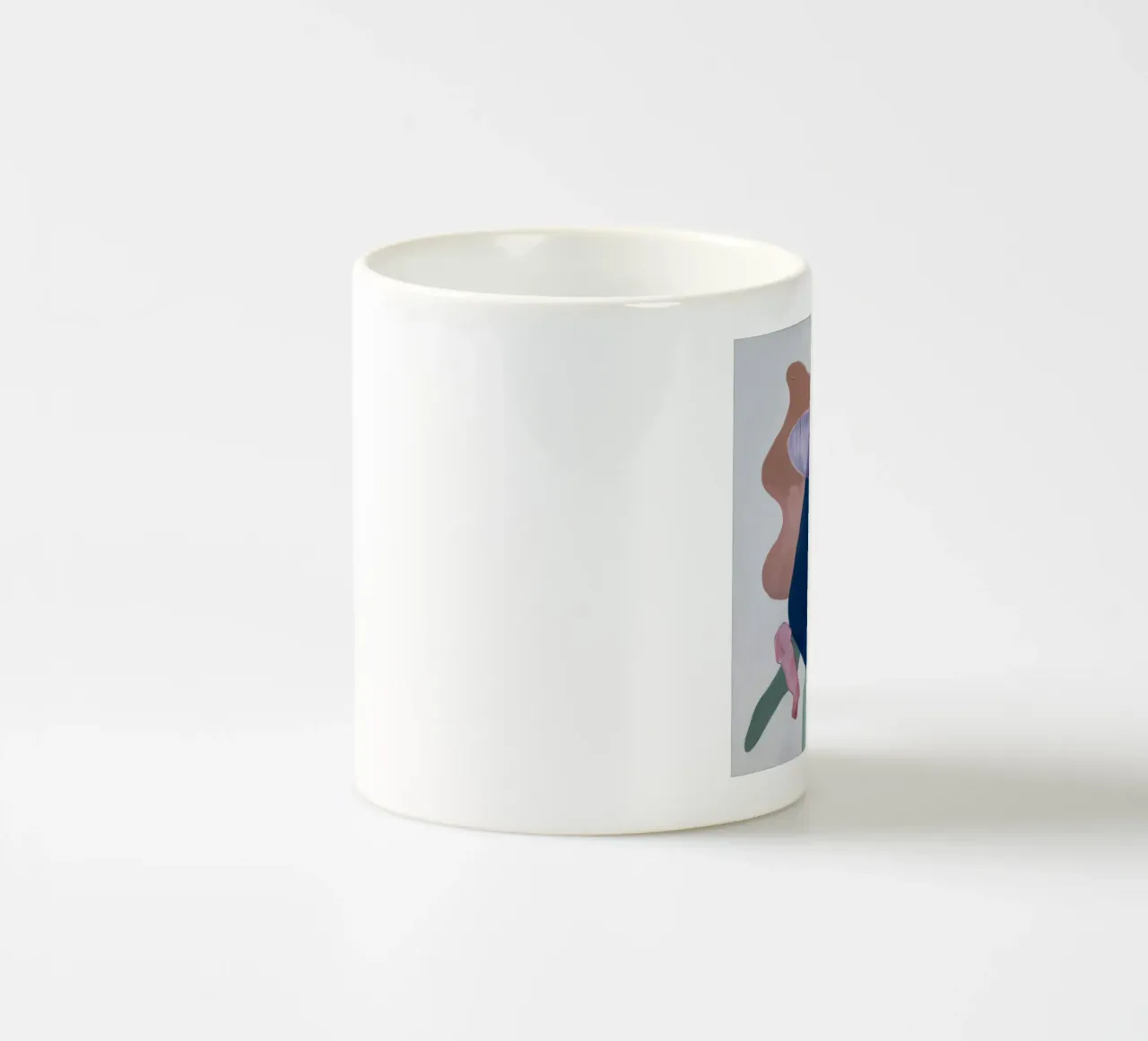 Amethyst Flow Form ceramic mug by Vivid Reverie
