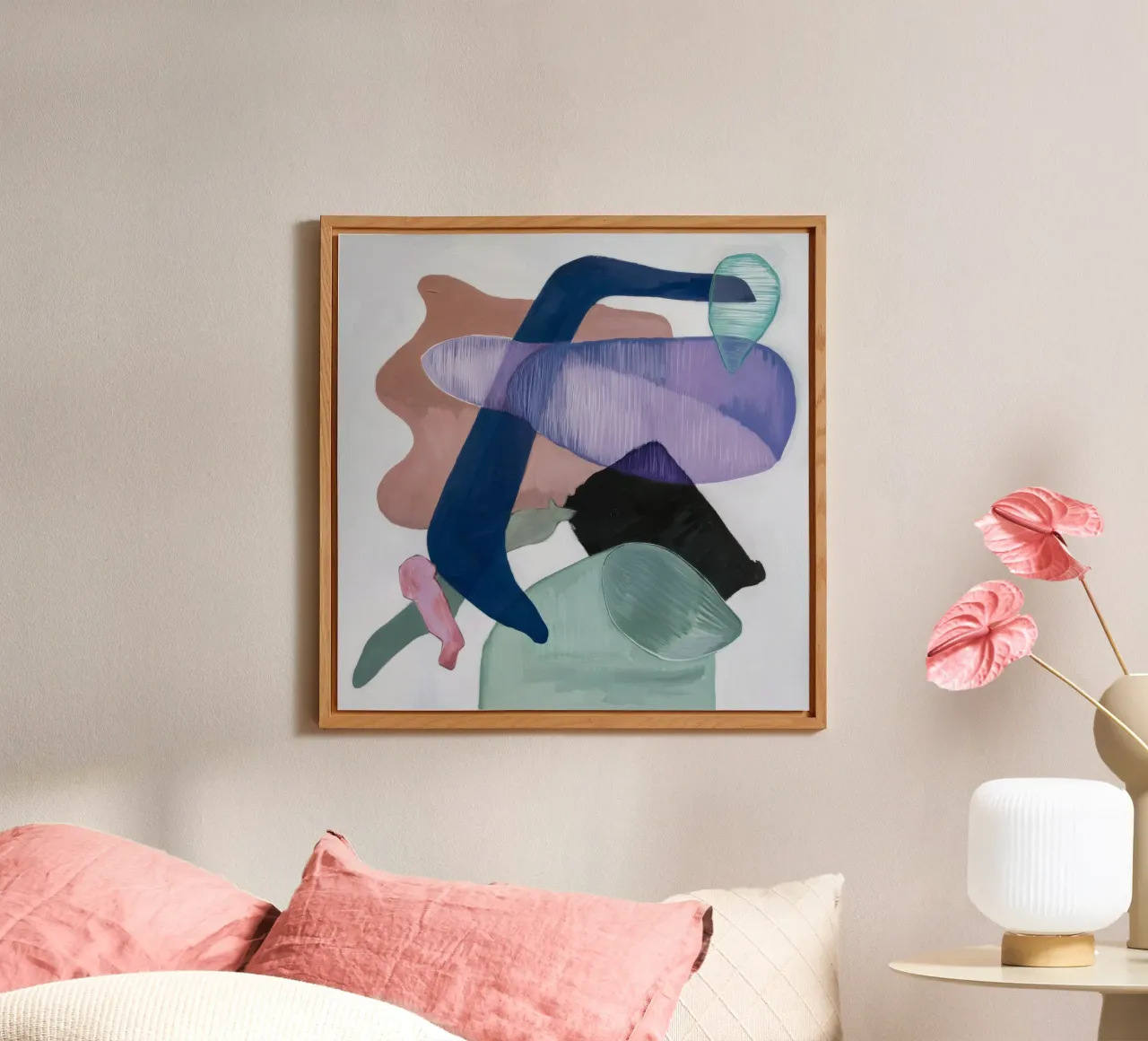Forma di flusso dell'ametista alluminio dibond da Vivid Reverie