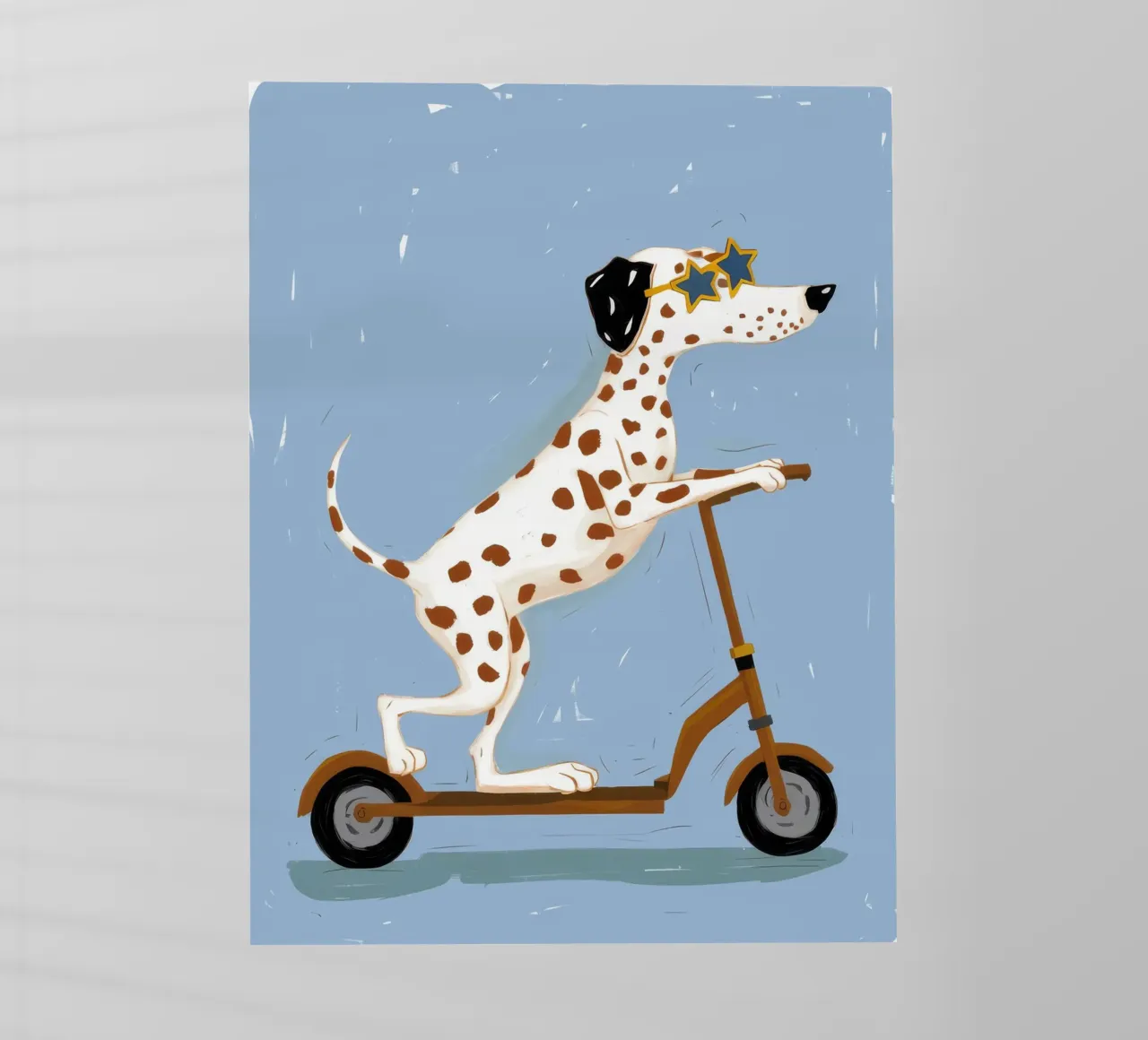 Scooter dalmata Joy pellicola backlit da Grande Serene