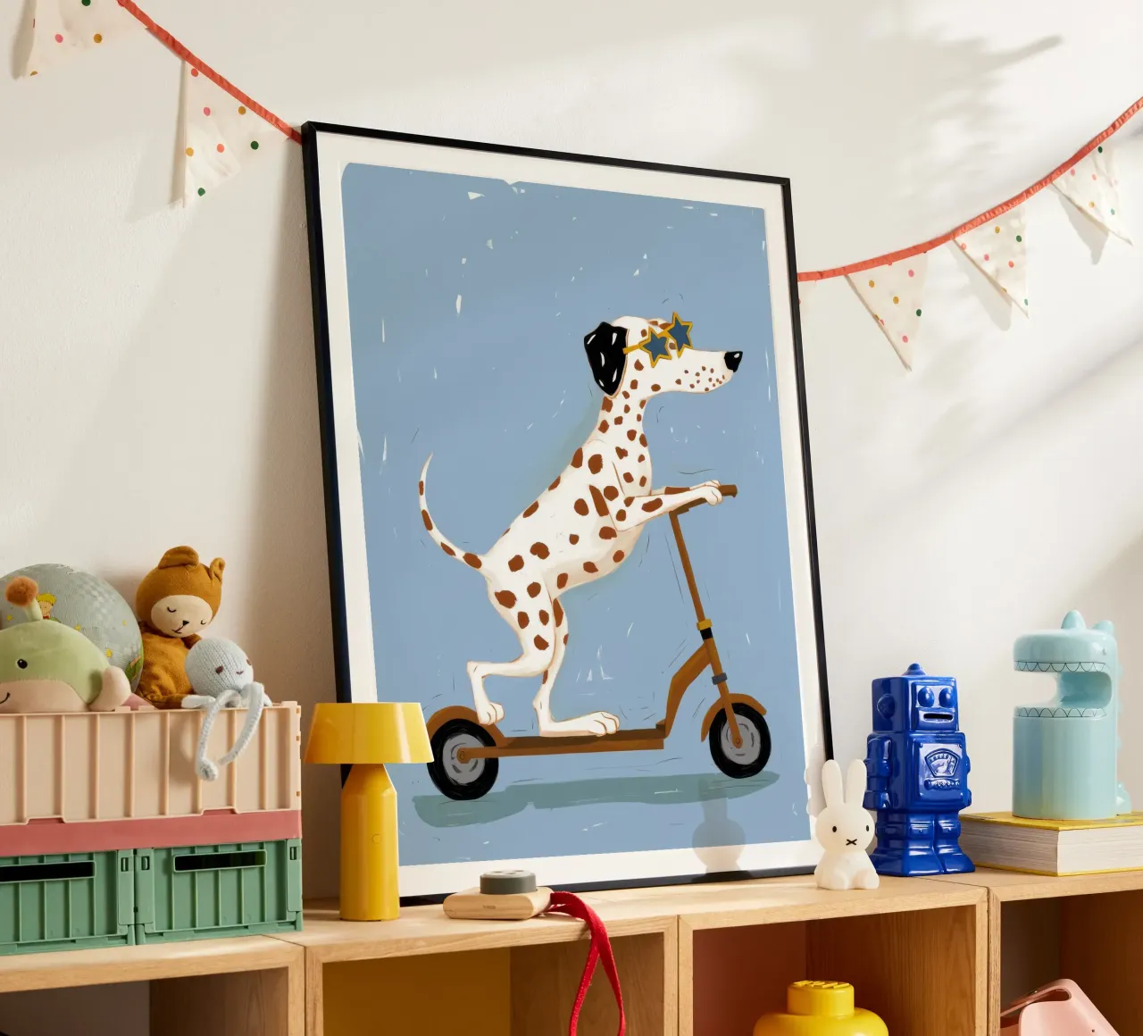 Scooter dalmata Joy carta hahnemühle da Grande Serene