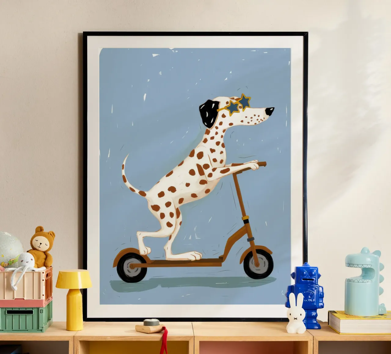 Scooter dalmata Joy carta hahnemühle da Grande Serene