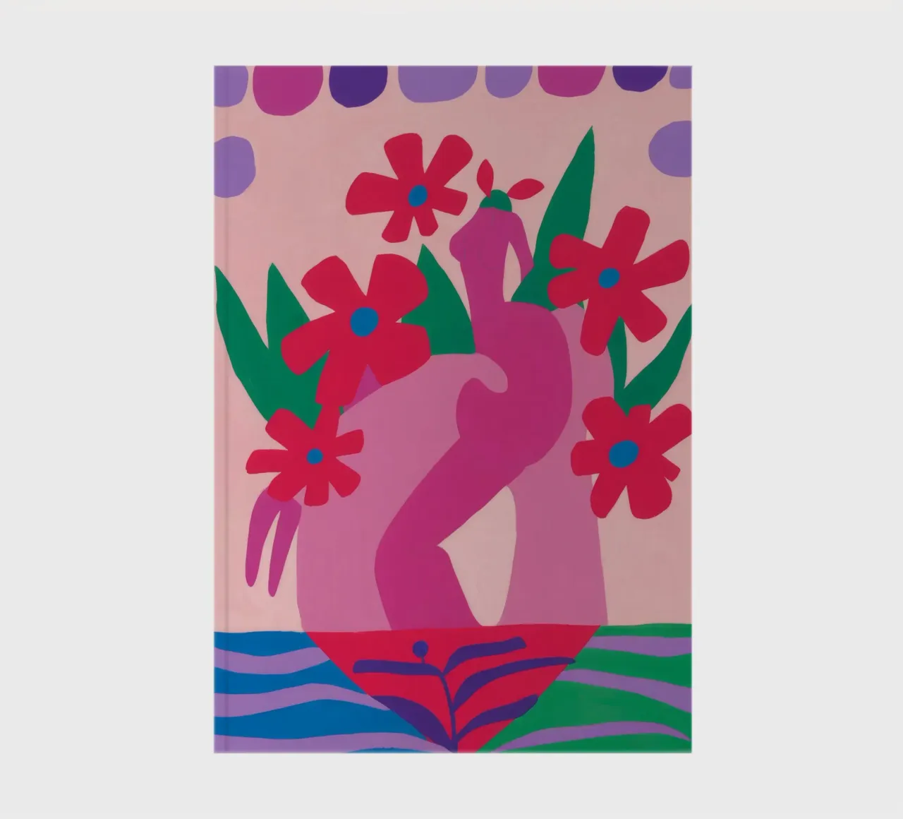Fauvist Flower Form notebook by Moonlite Desire