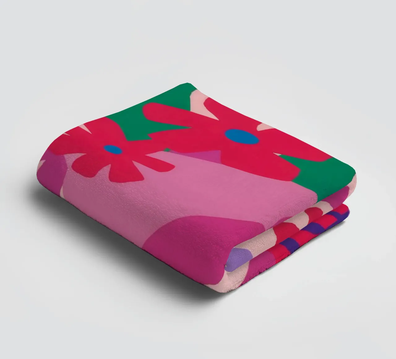 Fauvist Flower Form towel by Moonlite Desire