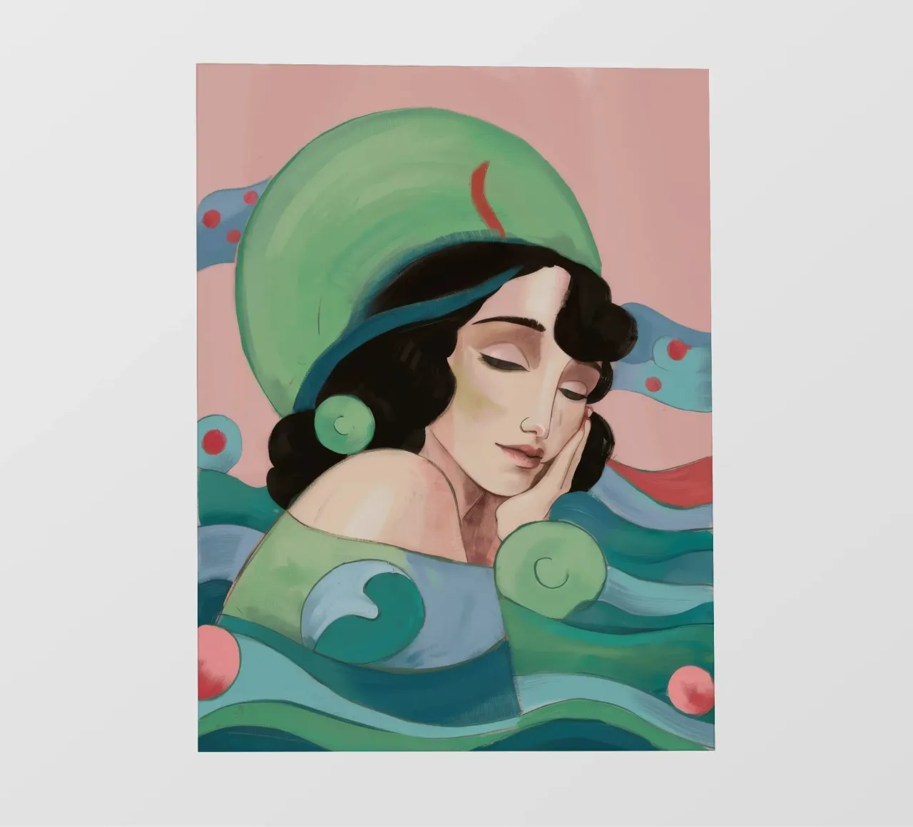 Sogno di una sciarpa serena telo in pvc da Vivid Reverie