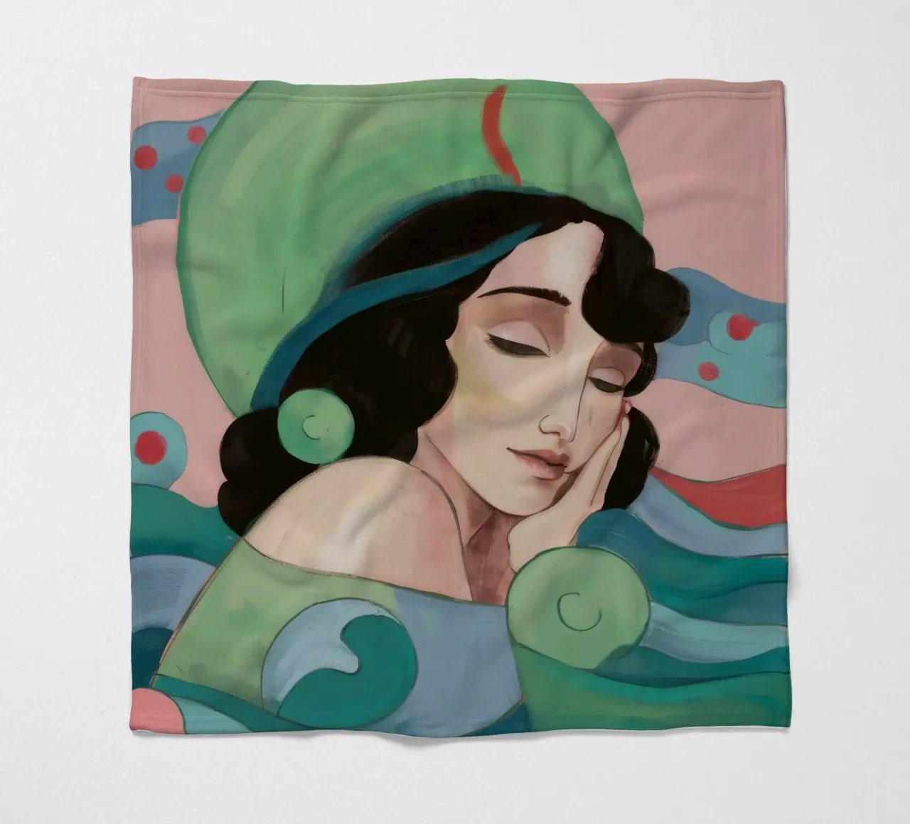 Sogno di una sciarpa serena coperta in pile da Vivid Reverie