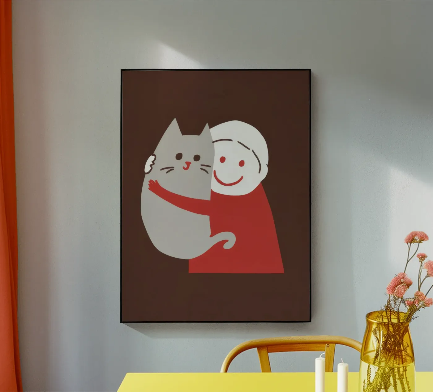 Abbraccio gentile plexiglass da Grande Serene