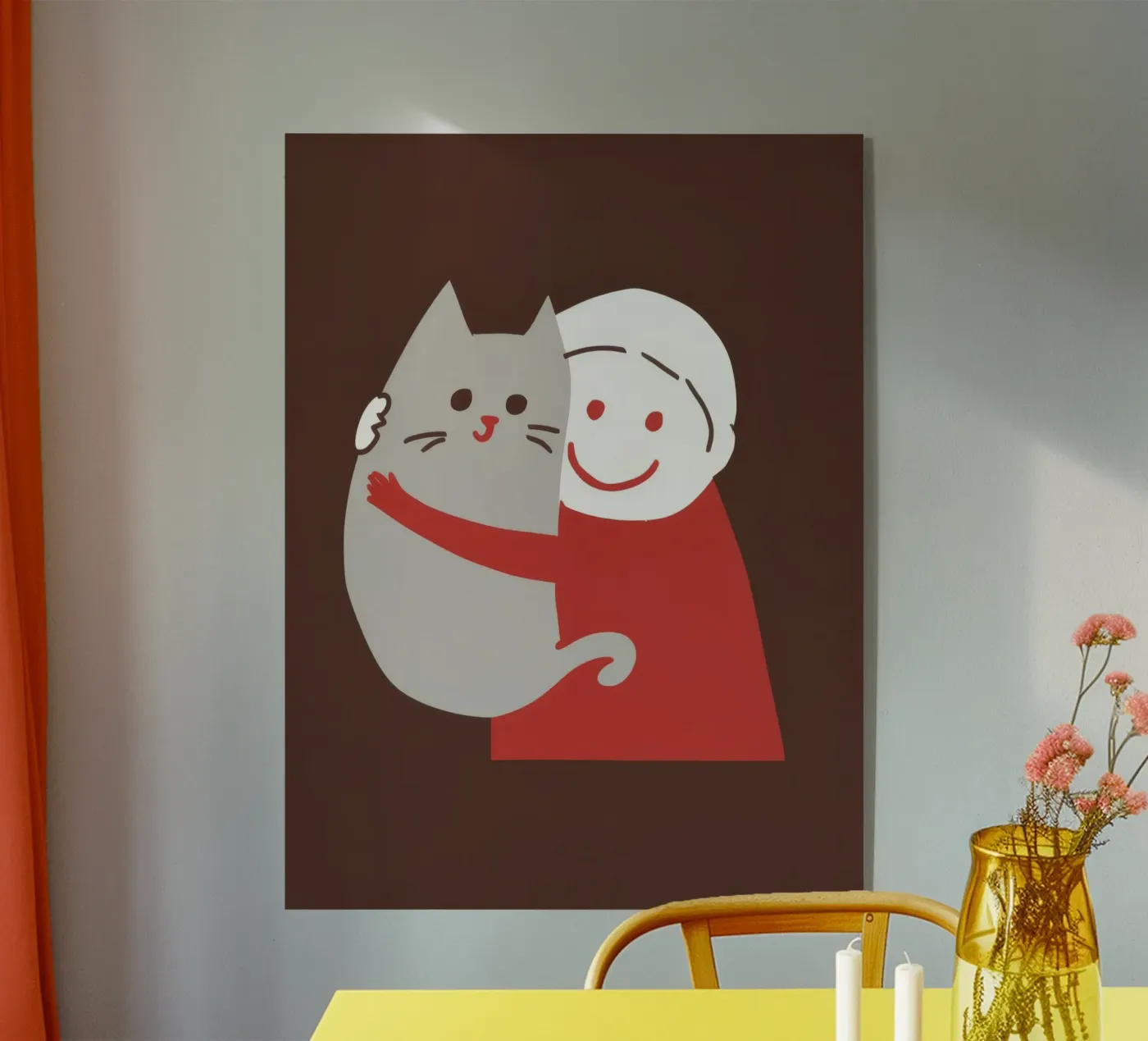 Abbraccio gentile plexiglass da Grande Serene