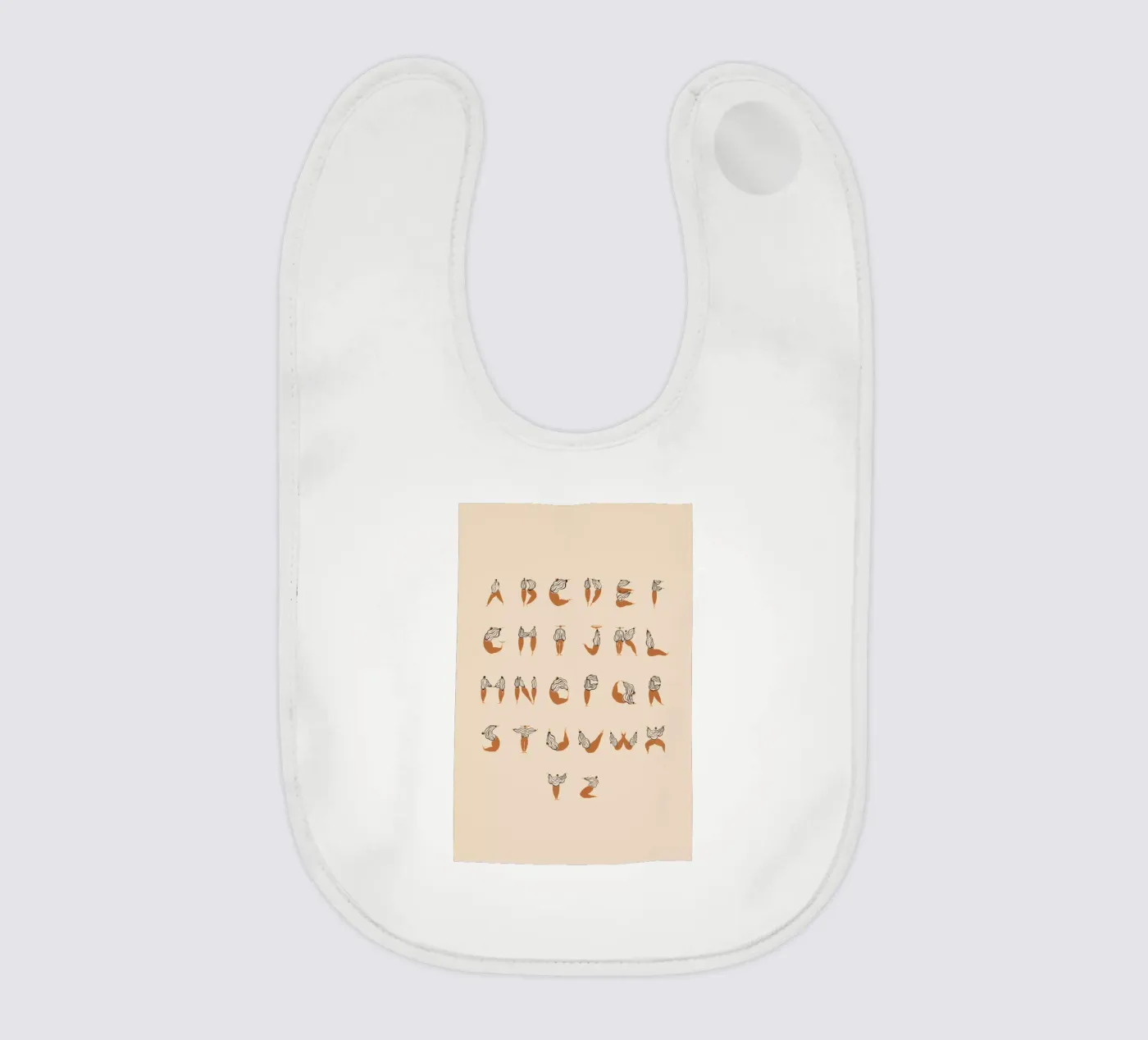 Complete Az baby bib by Arty Guava