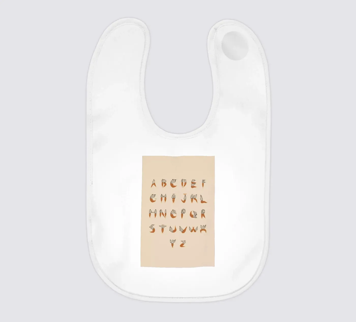Complete Az baby bib by Arty Guava