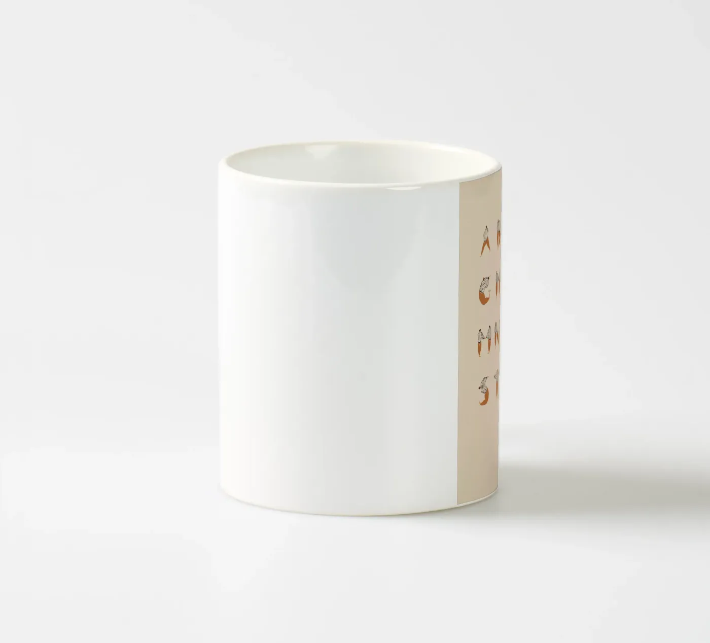 Complete Az ceramic mug by Arty Guava