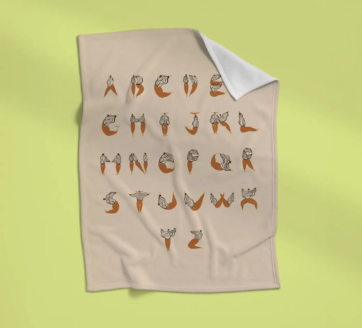 Complete Az fleece blanket by Arty Guava